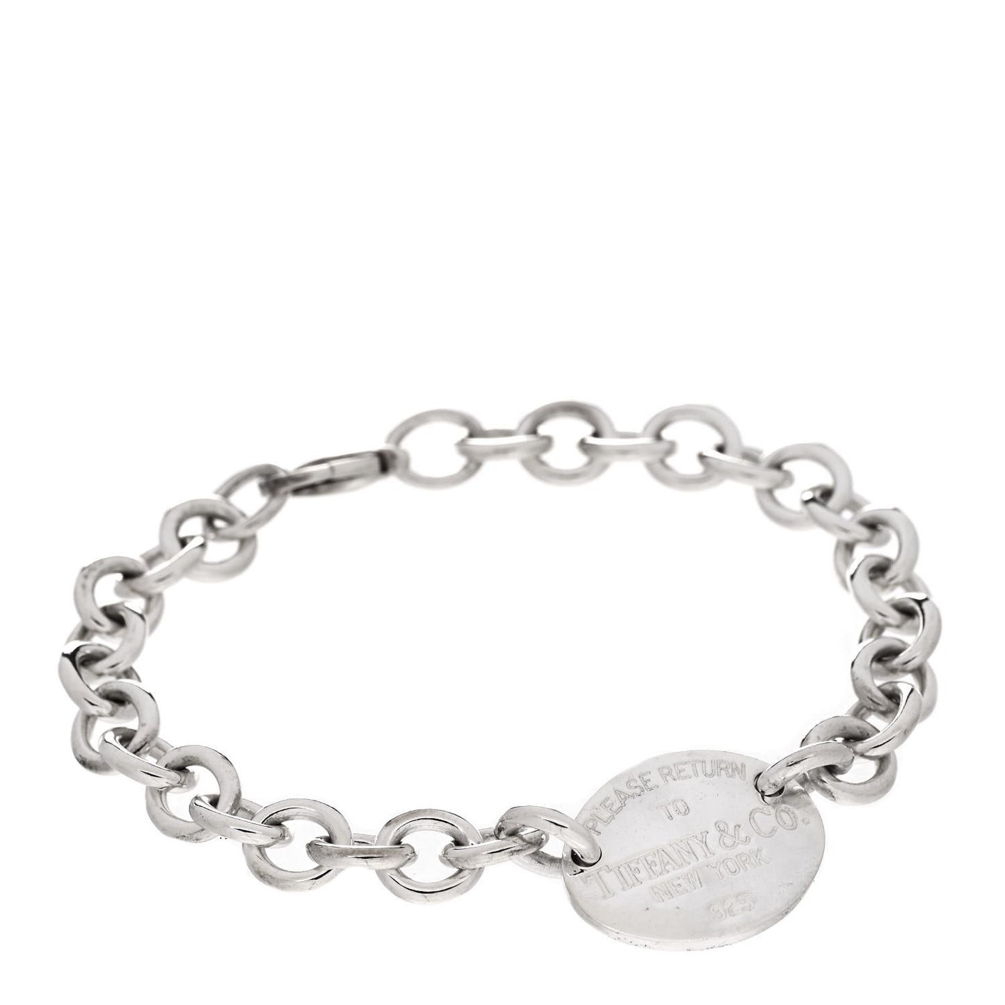 Sterling Silver Return to Tiffany Oval Tag Bracelet