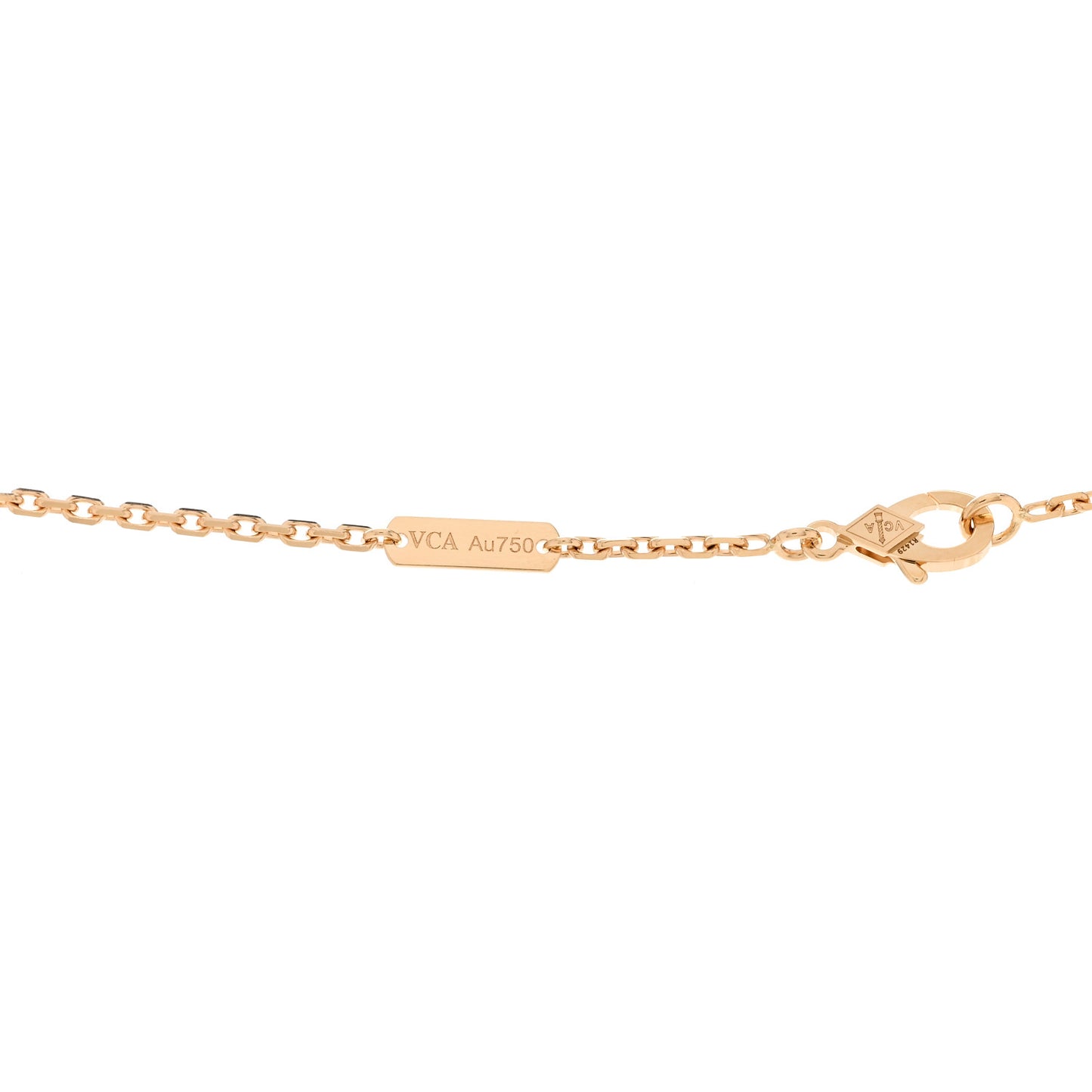 18K Yellow Gold Mother of Pearl Magic Alhambra Long Necklace