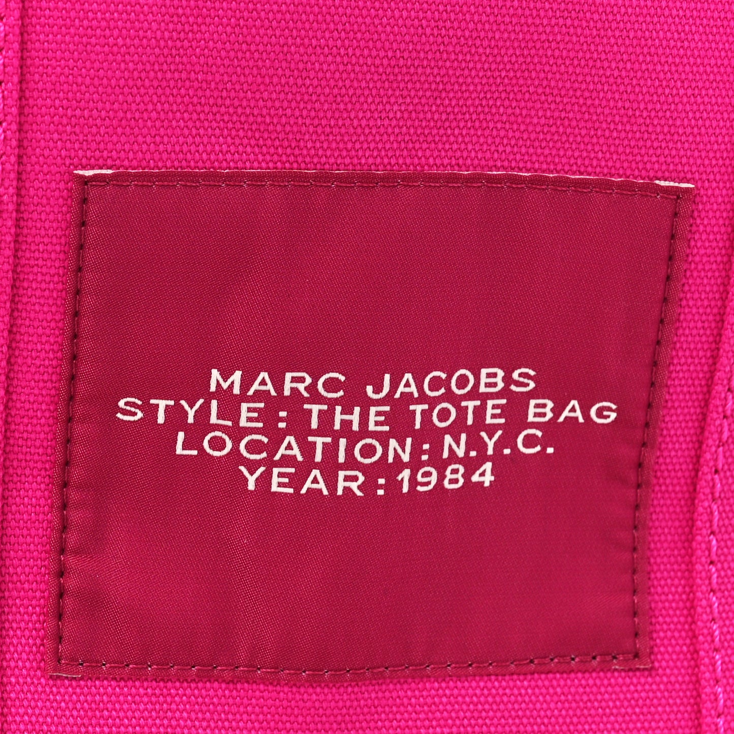 Cotton Canvas Medium The Traveler Tote Bag Pink