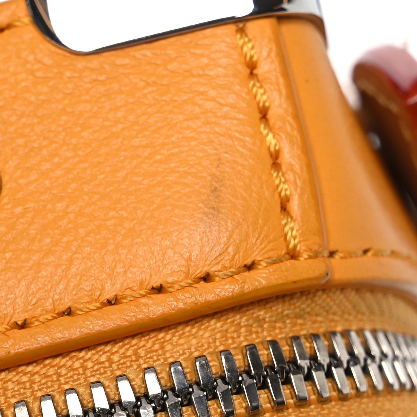 Calfskin Soft Trunk Saffron