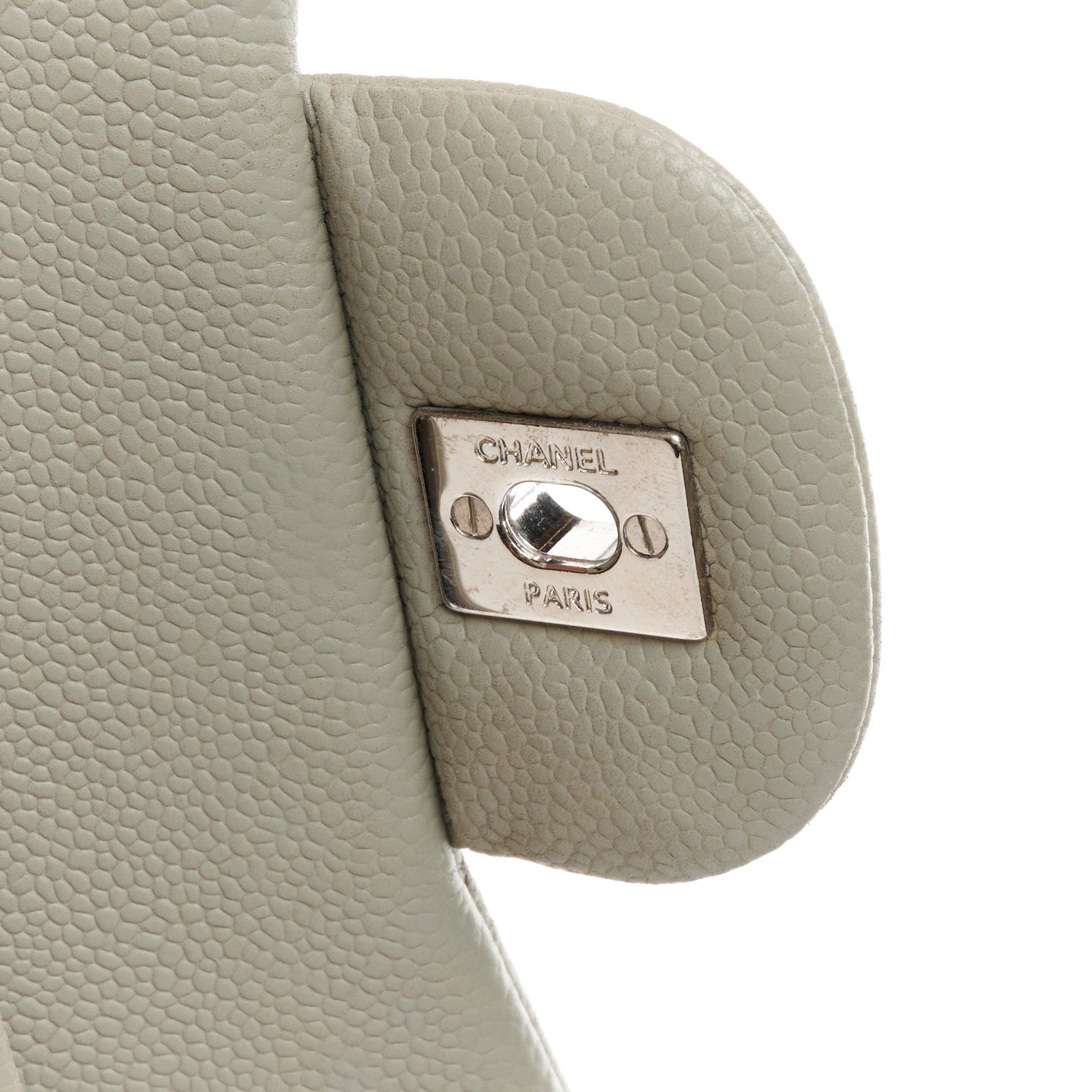 Chanel Caviar Quilted Jumbo Double Flap Grey 7 of 11