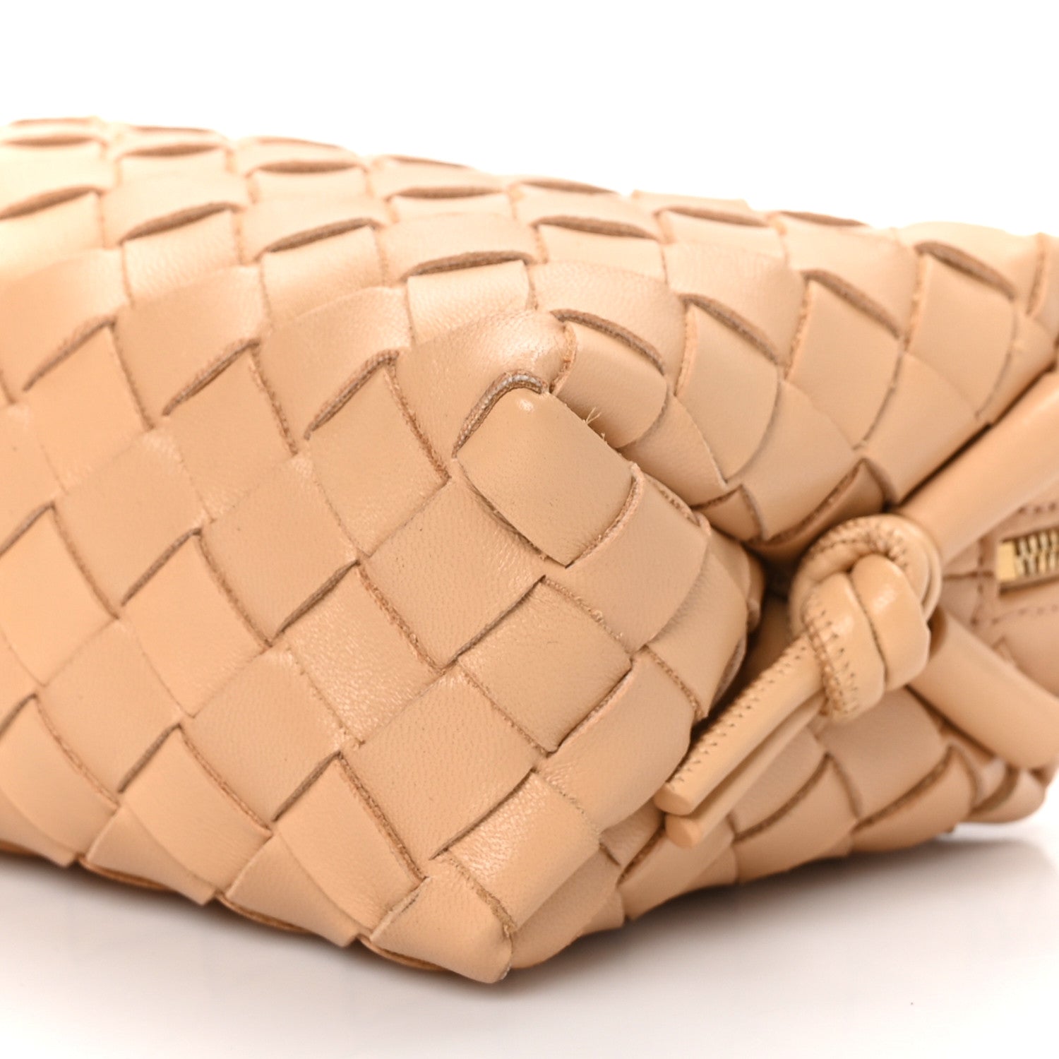 Bottega Veneta Nappa Intrecciato Mini Loop Camera Bag Almond 9 of 9