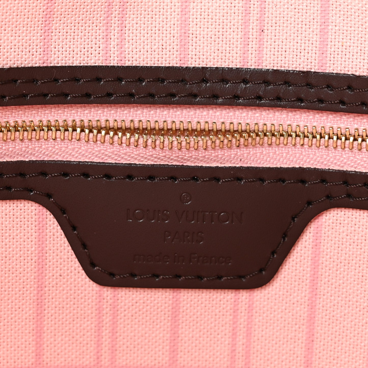 Damier Ebene Neo Neverfull MM Rose Ballerine