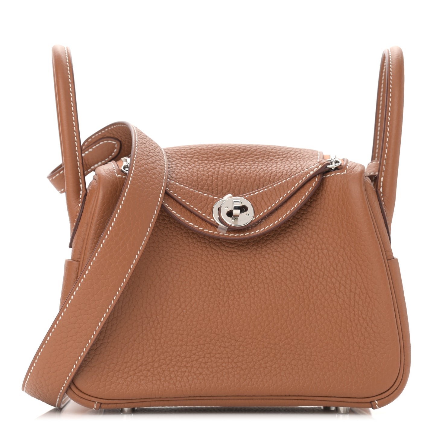 Taurillon Clemence Mini Lindy 20 Gold