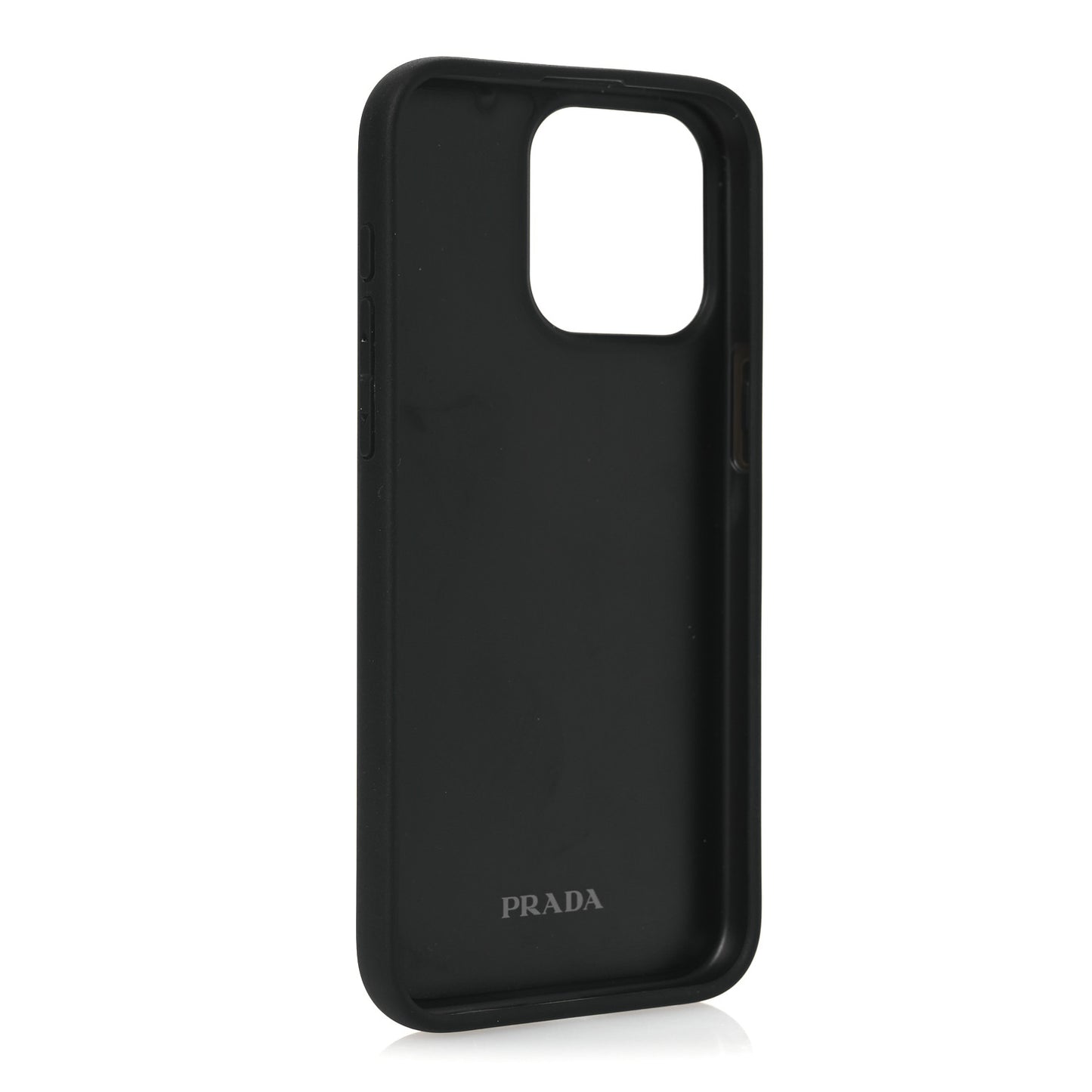 Saffiano iPhone 15 Pro Max Case Black