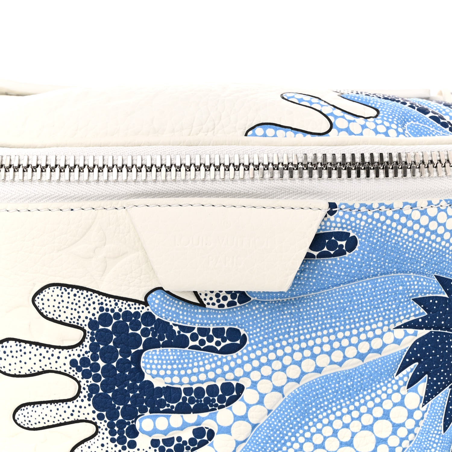 Louis Vuitton LV X YK Taurillon Monogram Psychedelic Flower BumBag White Multicolor 7 of 9