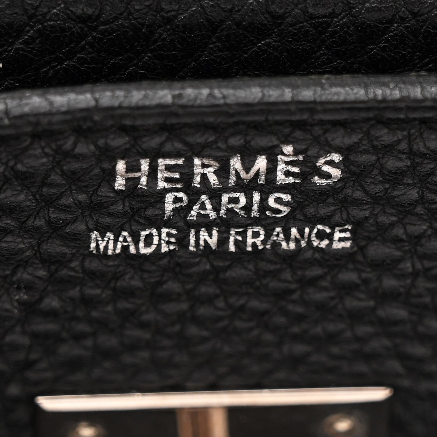 Taurillon Clemence Birkin 35 Black