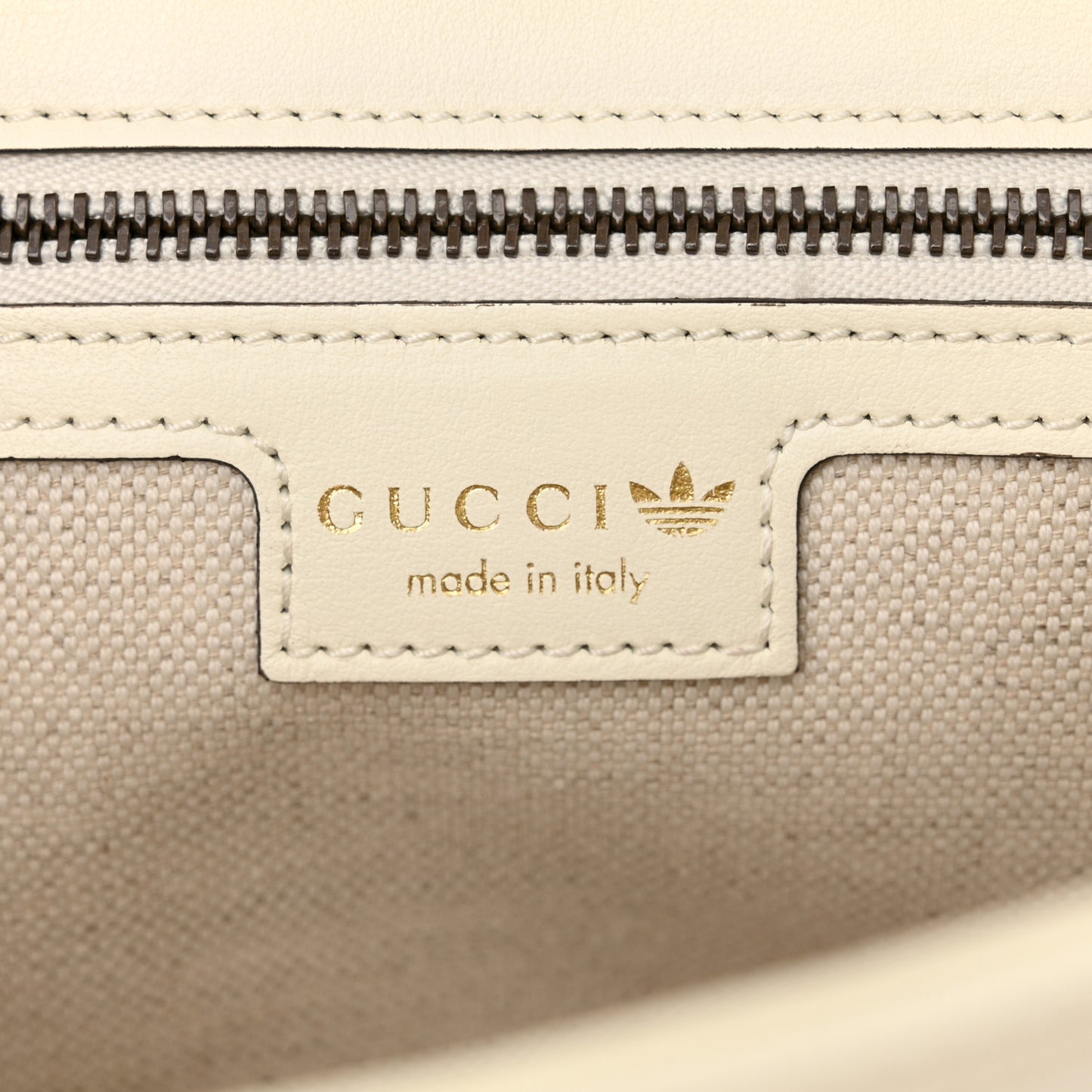 X ADIDAS Calfskin Matelasse Small GG Marmont Shoulder Bag Off White