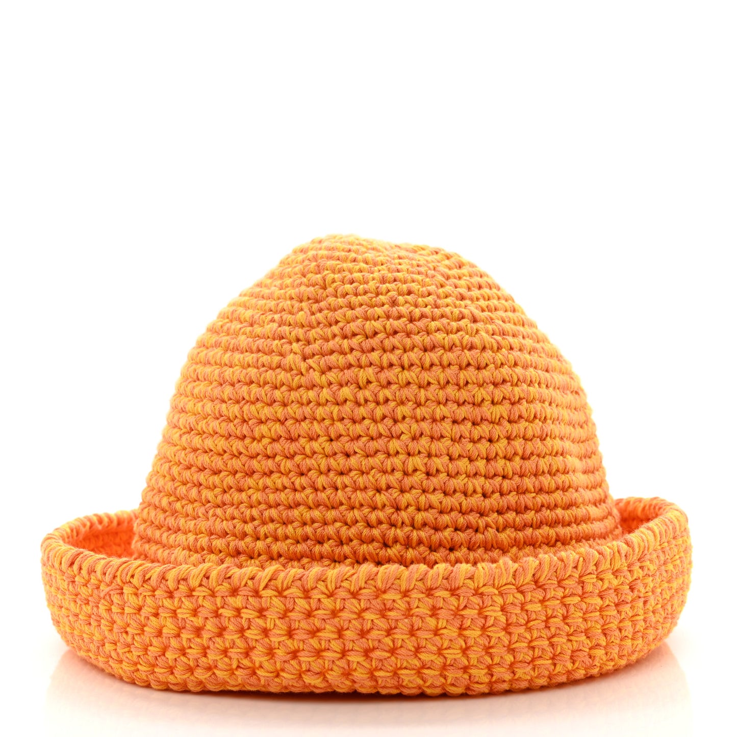 Cotton Crochet Gigi Bucket Hat M Orange