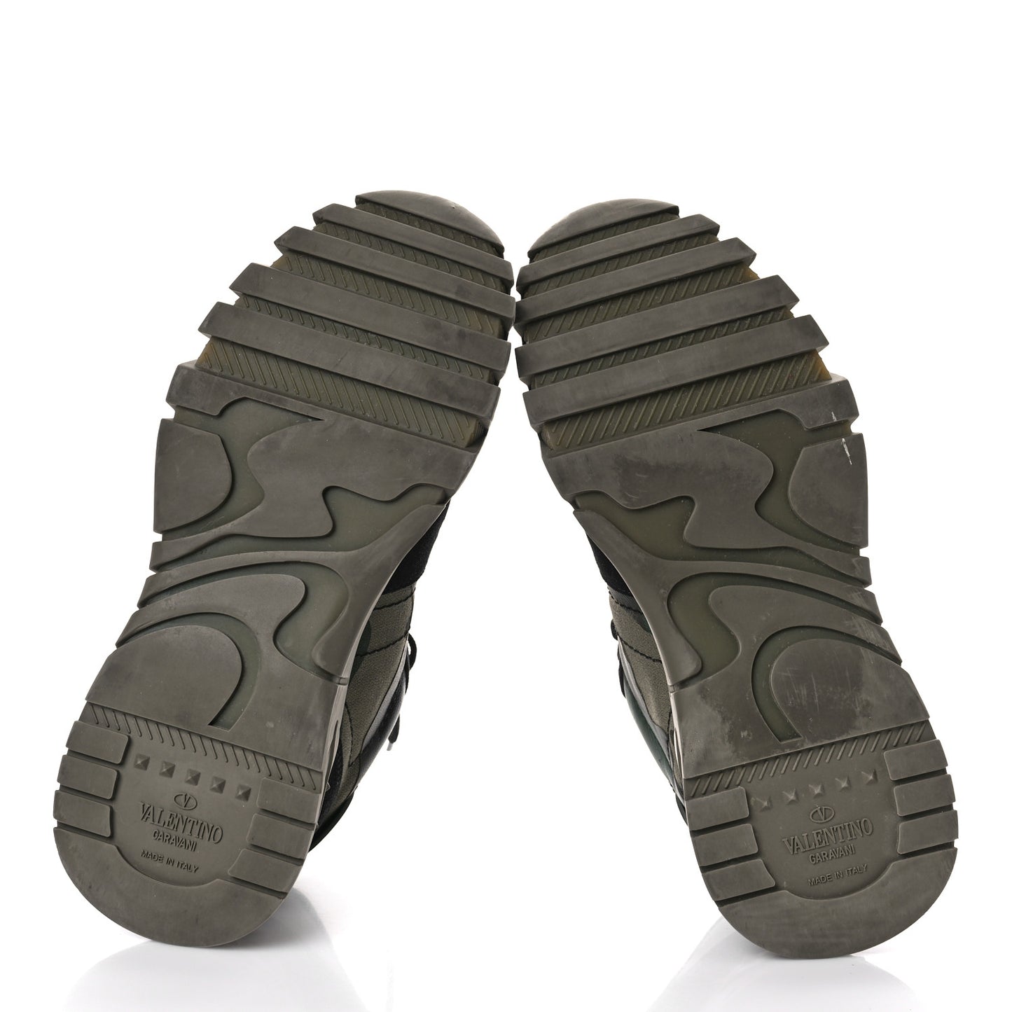 Nappa Suede Camouflage Mens Rockrunner Plus Sneakers 44 Army Green Black Multicolor