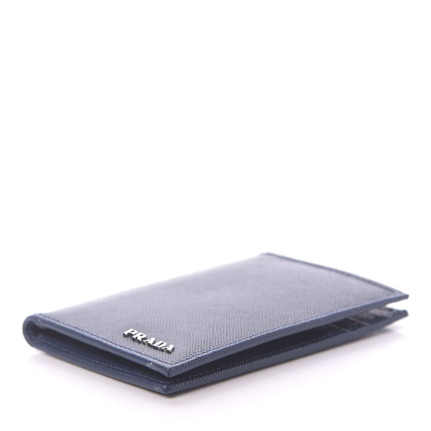Saffiano Bi-Fold Card Holder Baltico Bleuette