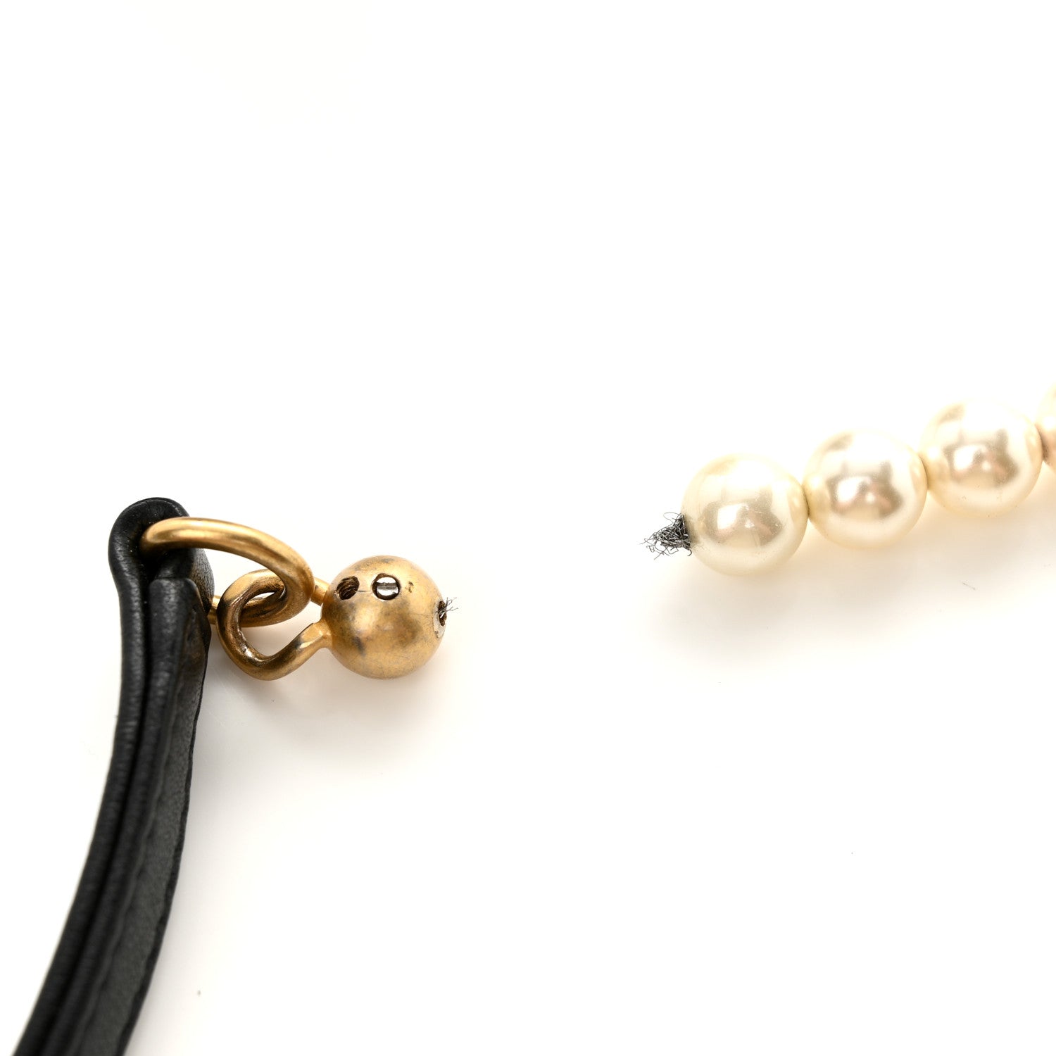 Chanel Calfskin Quilted Pearl Mini About Pearls Drawstring Bucket Bag Black 11 of 11