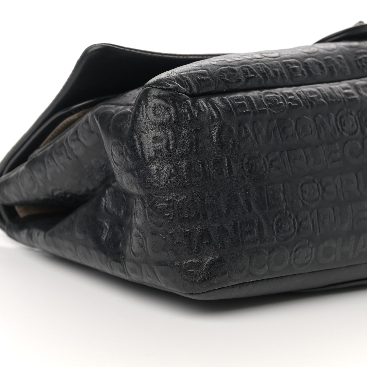 Calfskin Unlimited Jumbo Double Flap Black