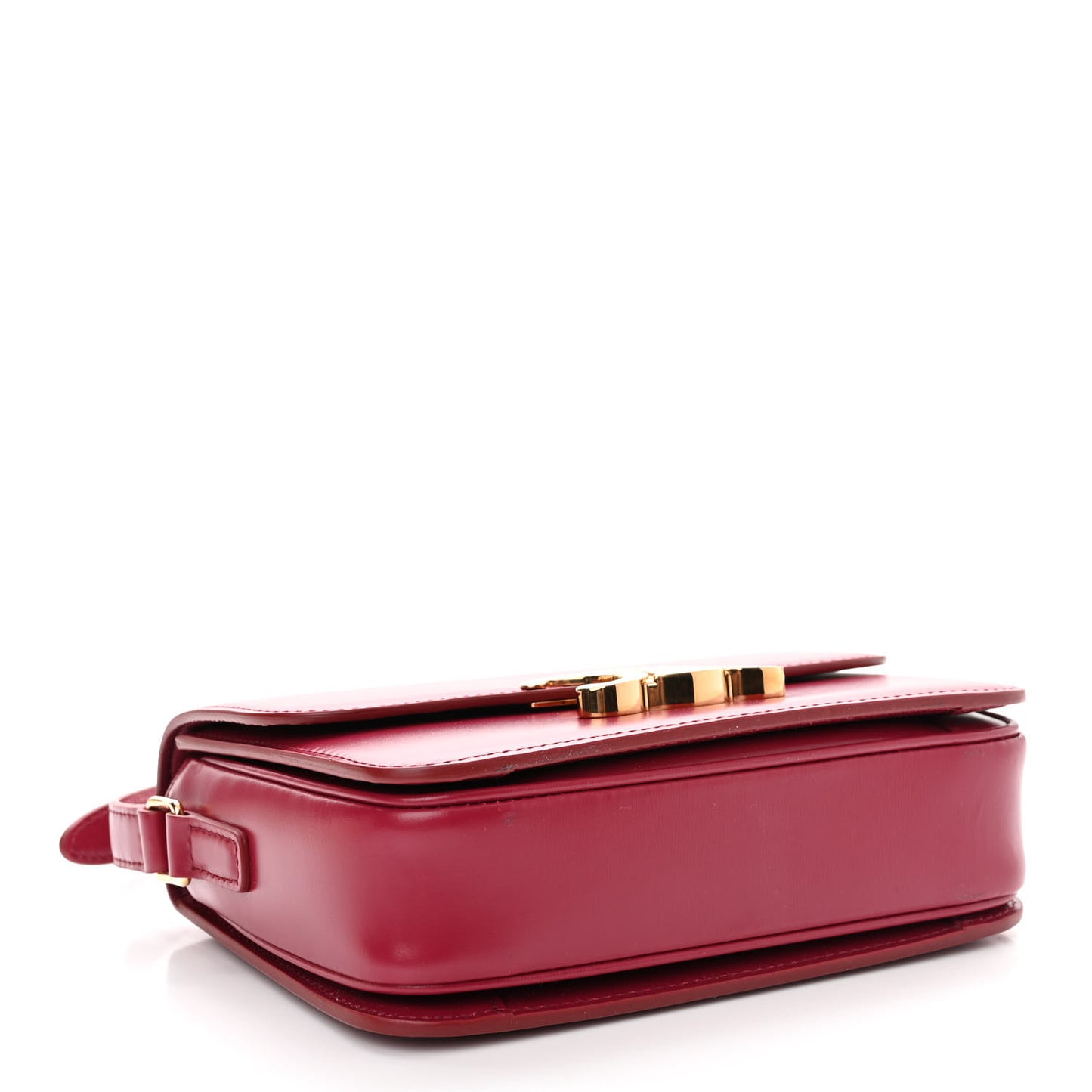 Shiny Calfskin Teen Triomphe Carmin