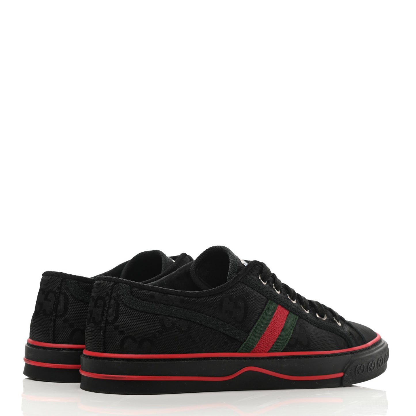 Econyl Nylon Web Monogram Off The Grid Mens 1977 Tennis Sneakers 9.5 Black