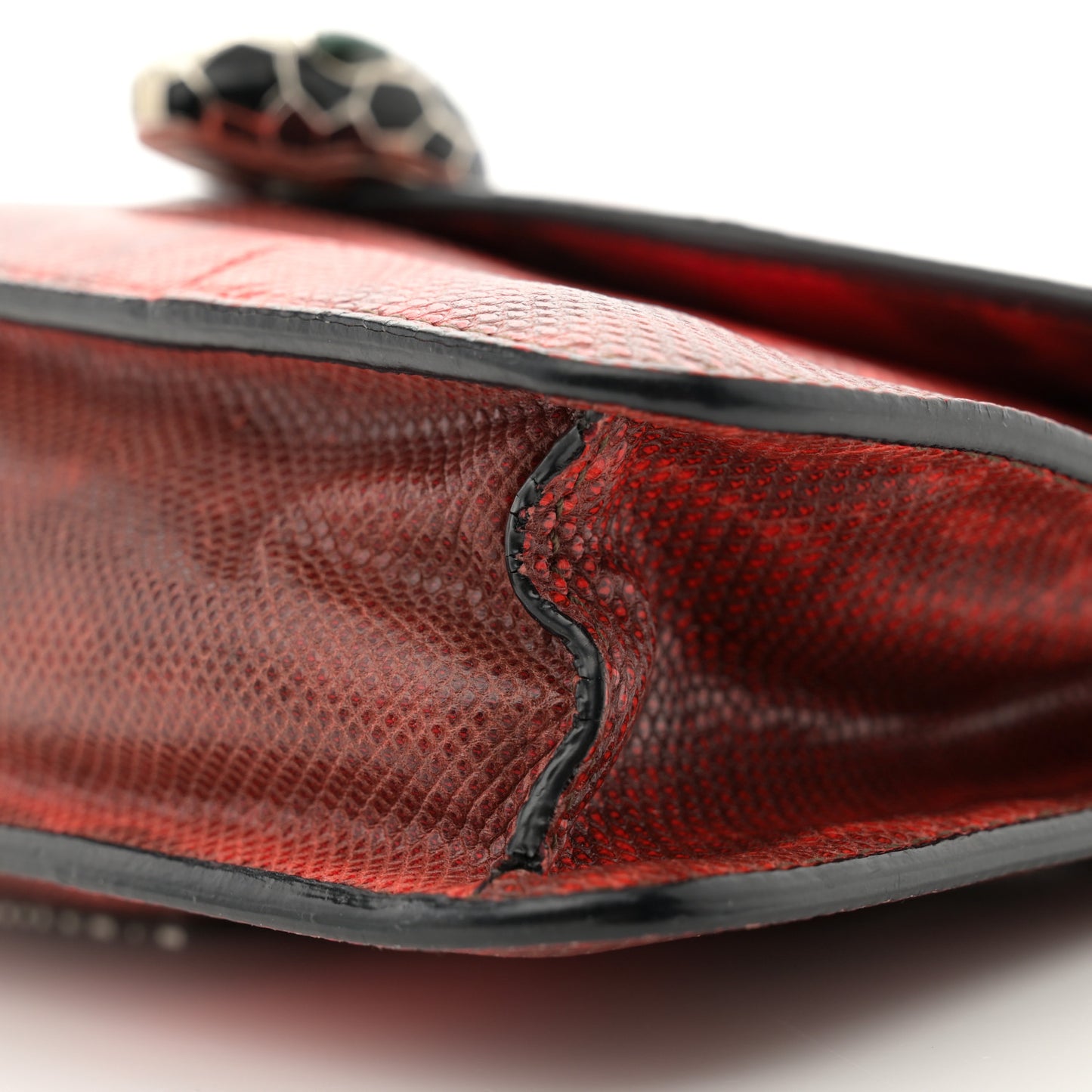 Karung Serpenti Forever Small Shoulder Bag Red