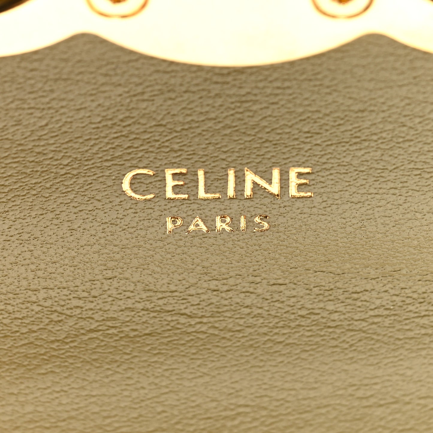 Shiny Calfskin Mini Triomphe Olive