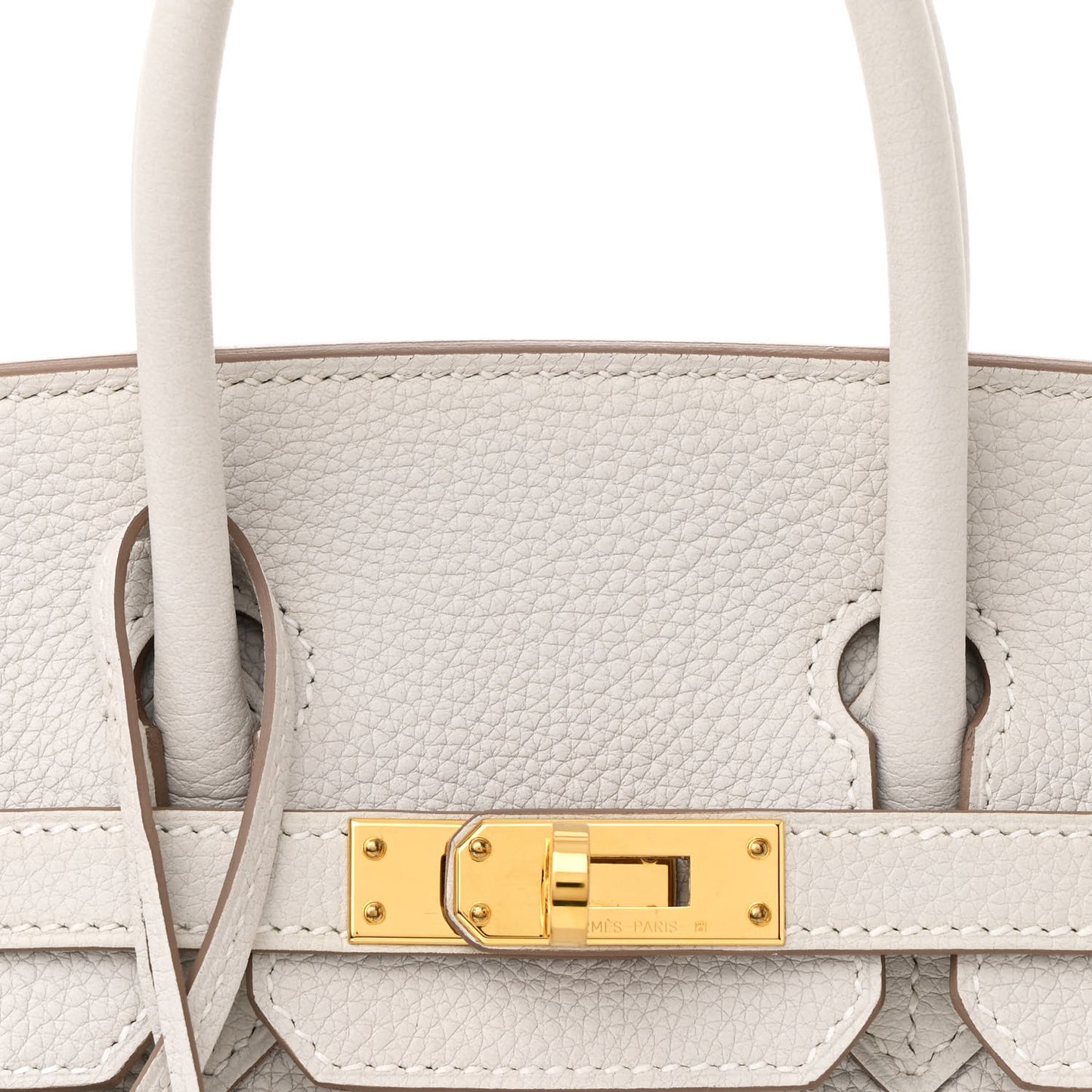 Togo Birkin 25 Gris Pale