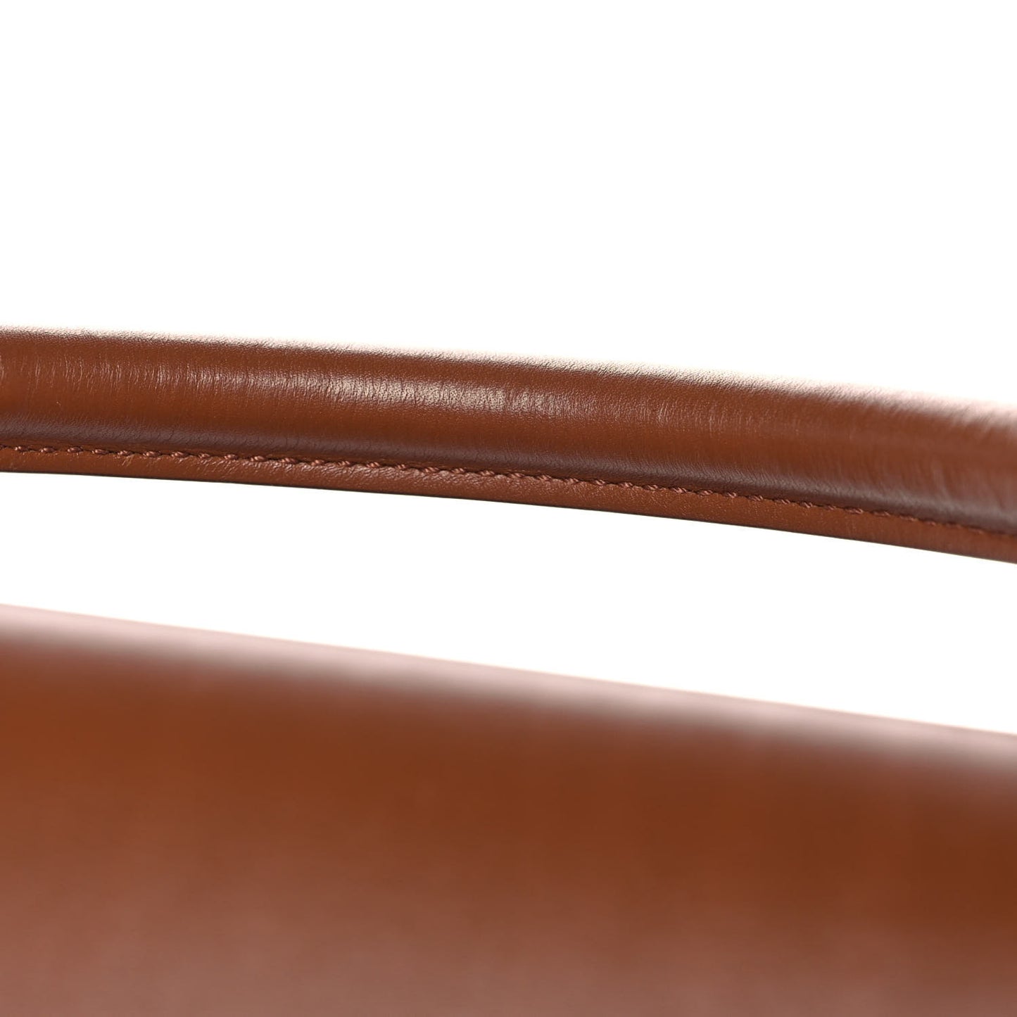 Smooth Calfskin Suede Small Tri-Color Trapeze White