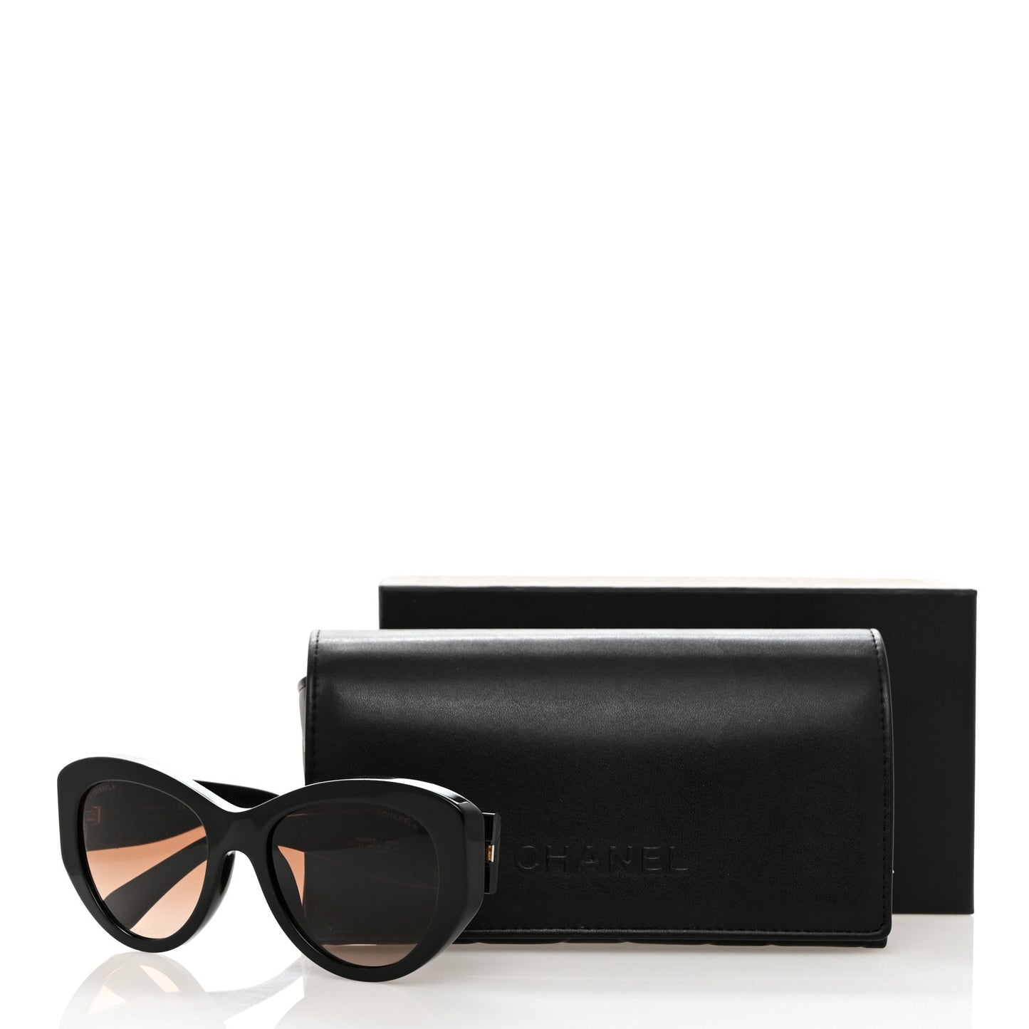 Acetate Butterfly Large CC Sunglasses 5492 Black