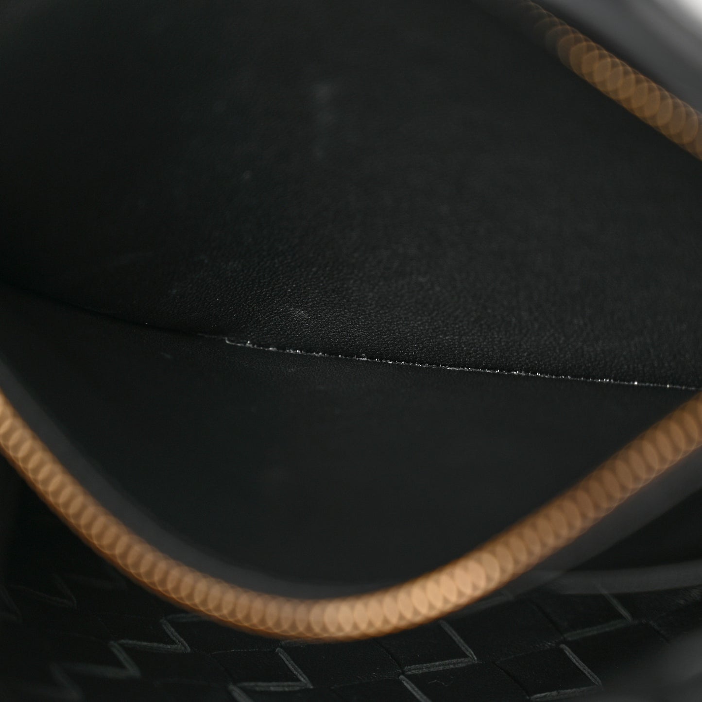 Nappa Intrecciato Small Andiamo Shoulder Bag Black