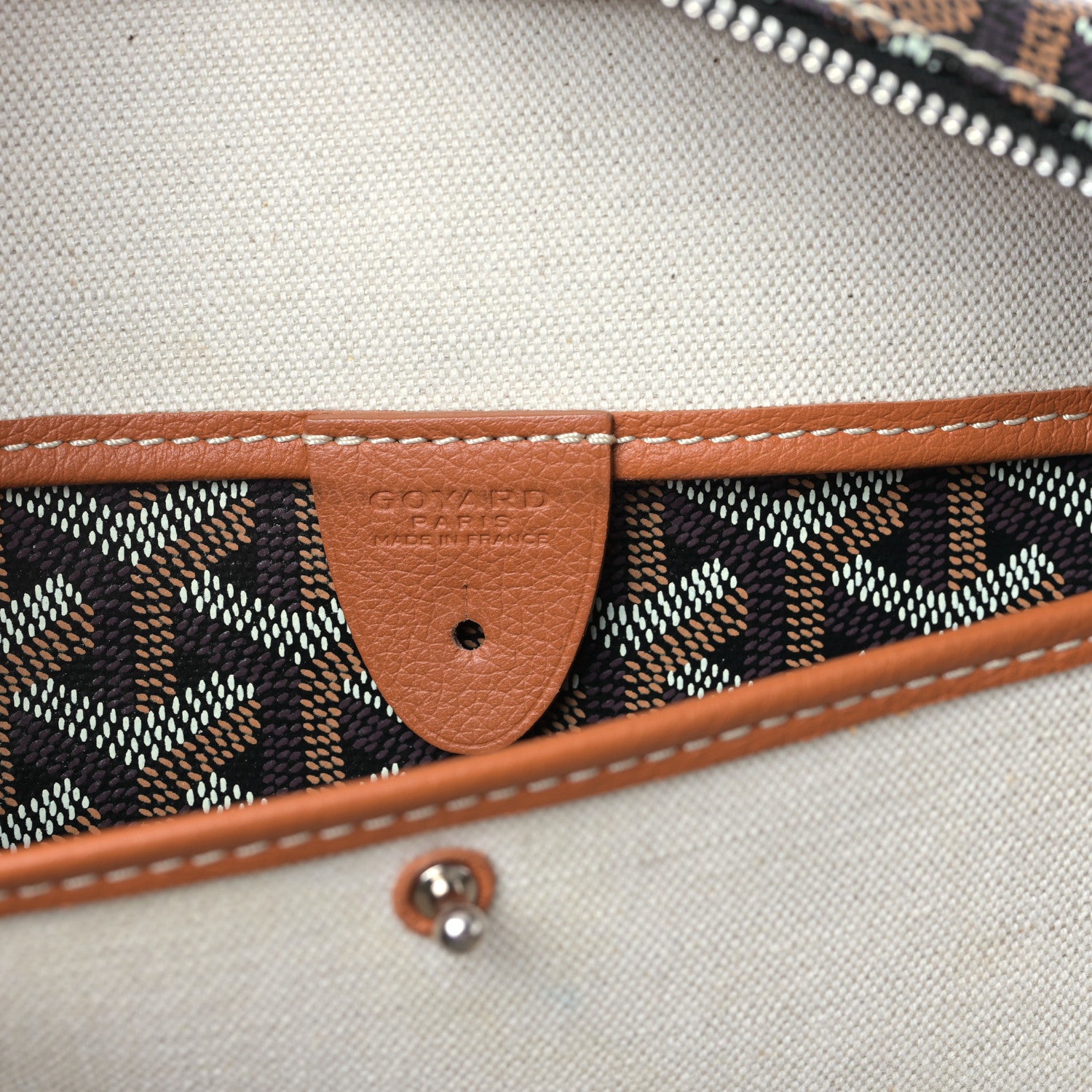 Goyard Goyardine Artois MM Black Gold 6 of 8
