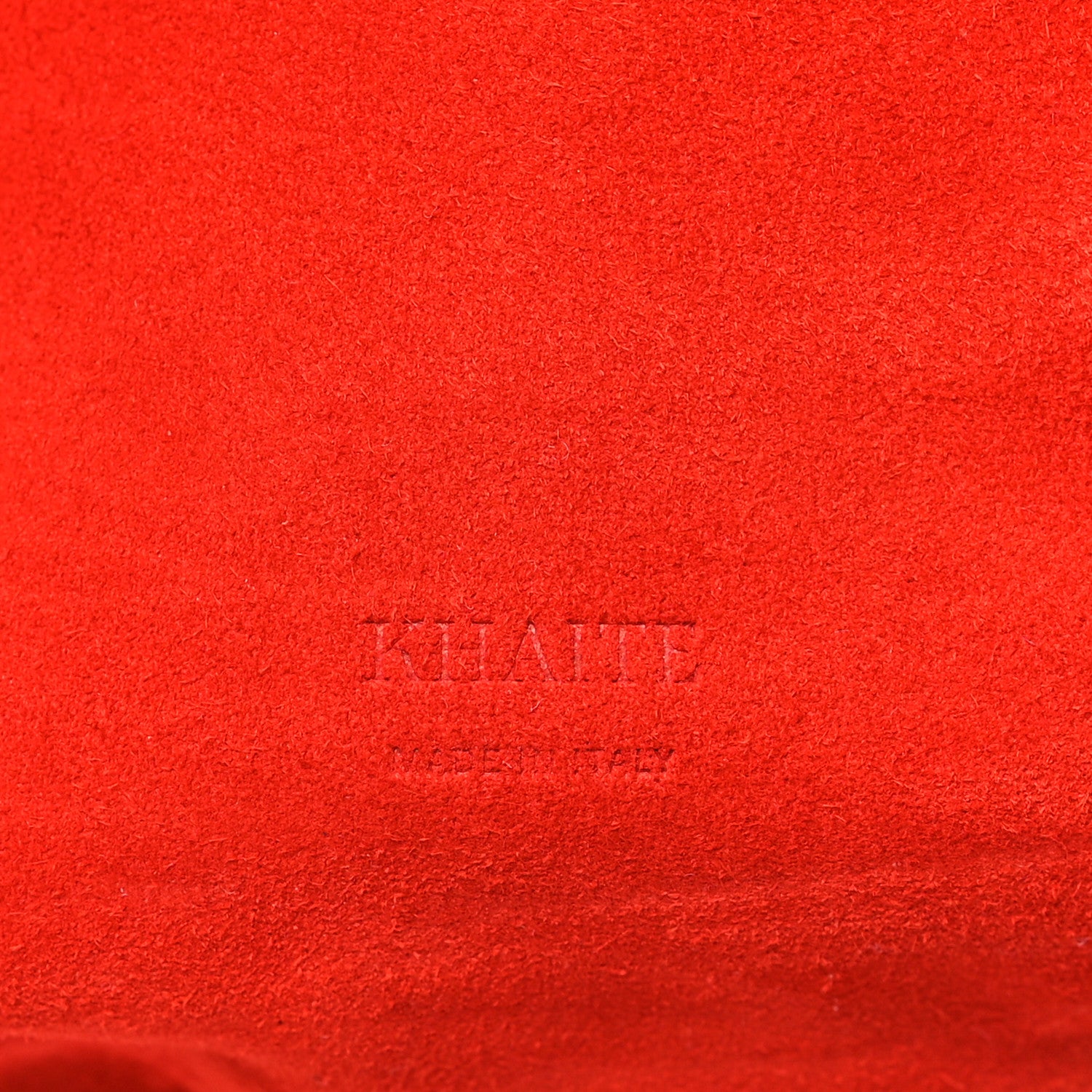 Khaite Suede Calfskin Medium Olivia Hobo Scarlet 6 of 10