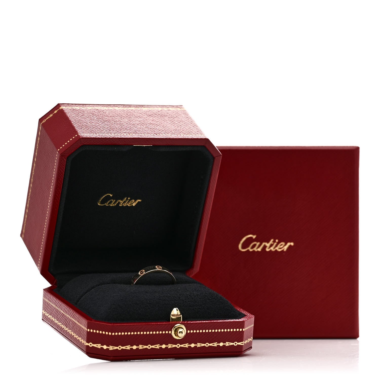 Cartier 18K Yellow Gold 3.5mm LOVE Wedding Band Ring 57 8 3 of 5