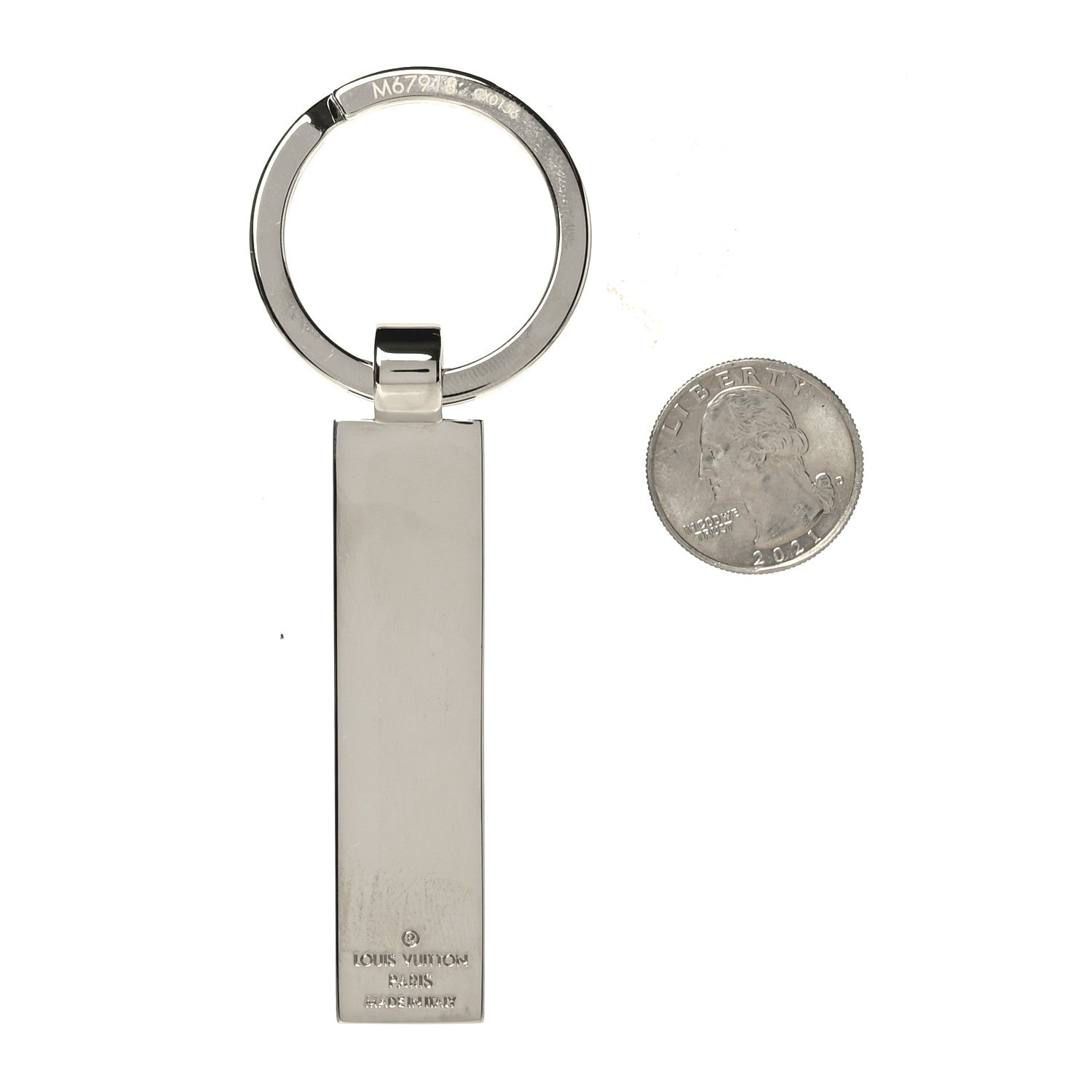Louis Vuitton Damier Key Holder Silver 2 of 4