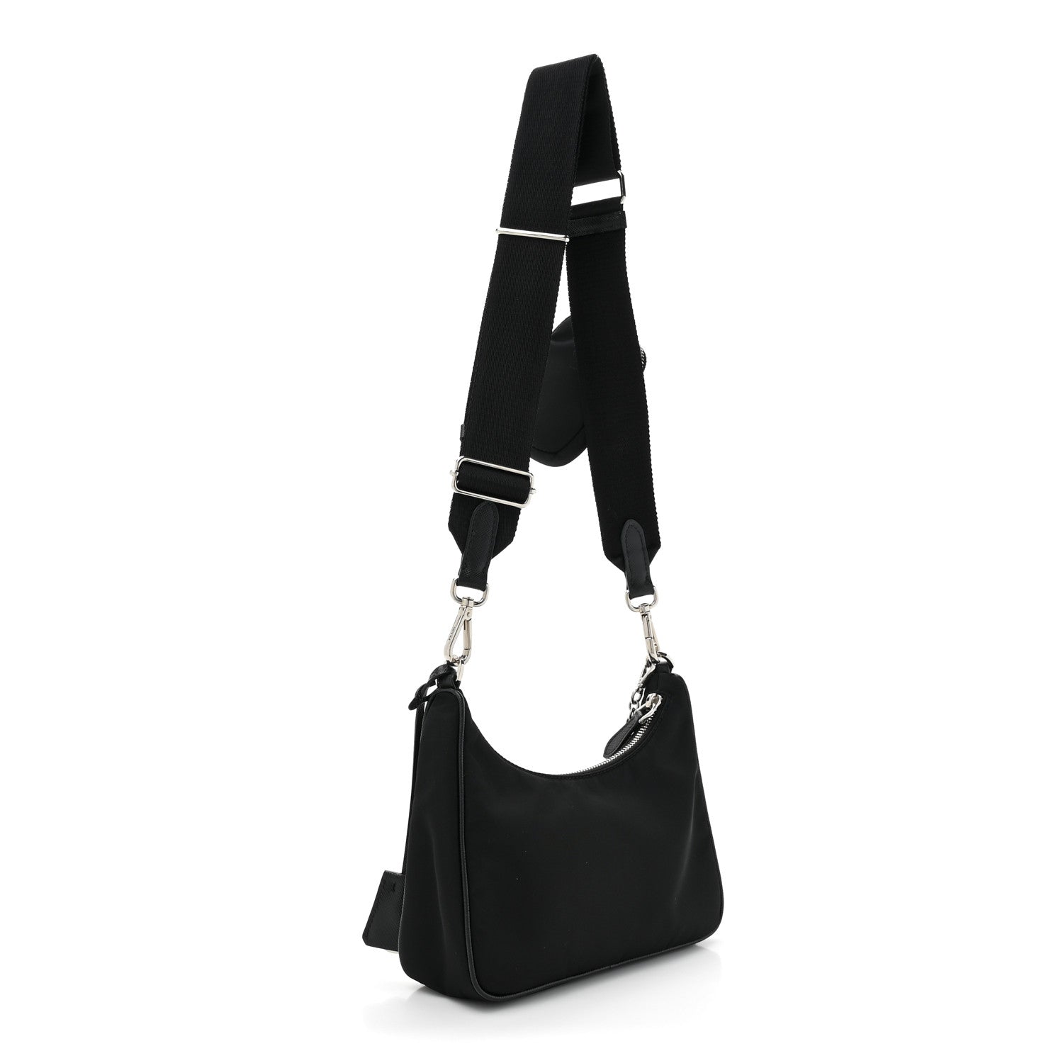 Prada Nylon Re-Edition 2005 Shoulder Bag Black 3 of 12
