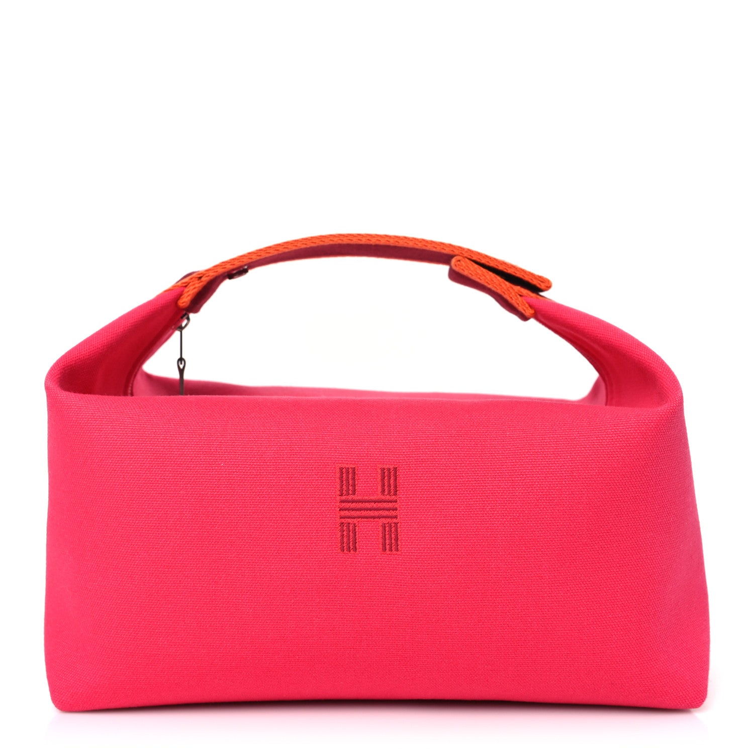 Hermes Canvas Large Bride-A-Brac Pouch Hibiscus 1 of 8