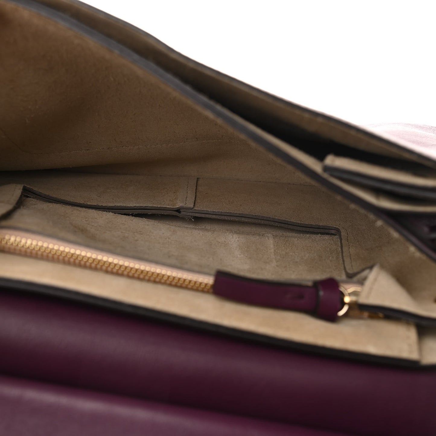 Calfskin Suede Medium Faye Shoulder Bag Intense Violine