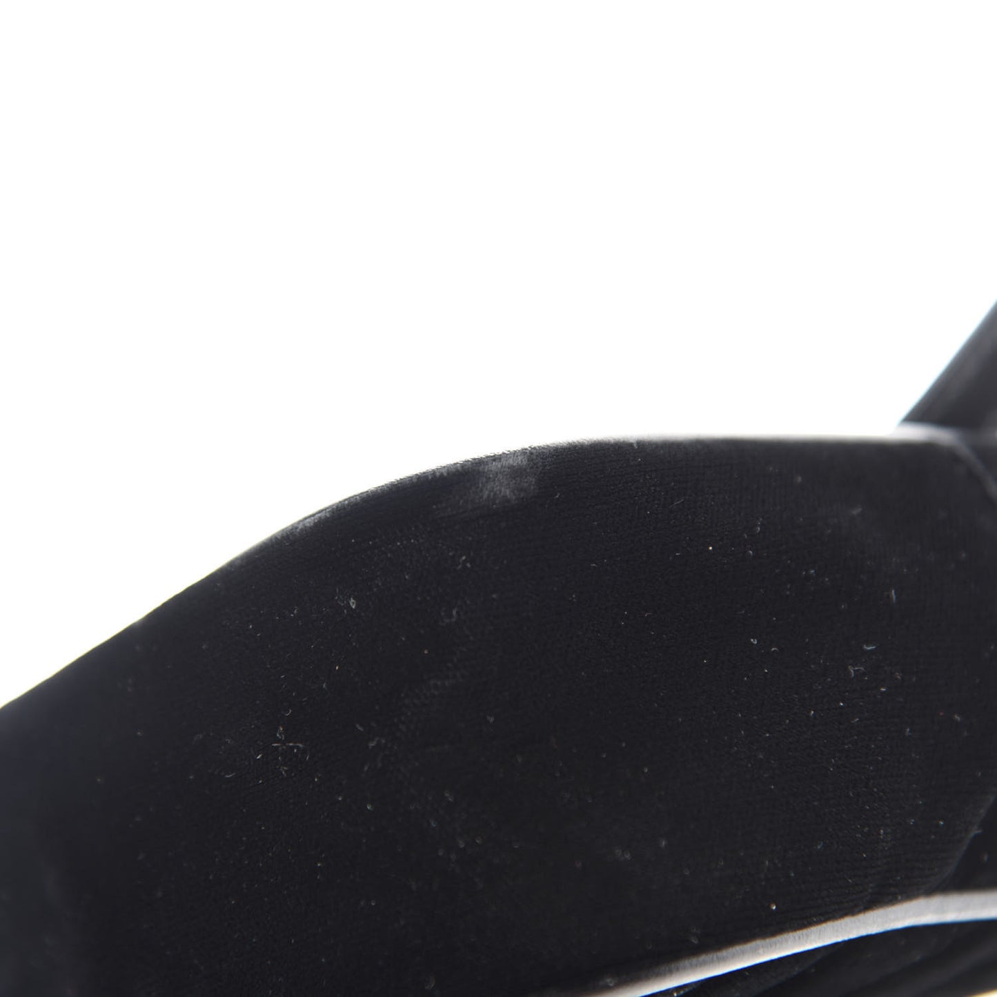 Velour Matelasse Monogram Lou Belt Bag Black