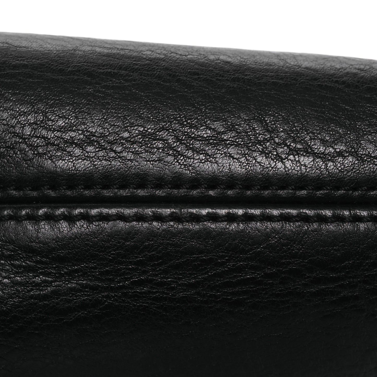 Natural Grain Calfskin Antony Messenger Crossbody Black