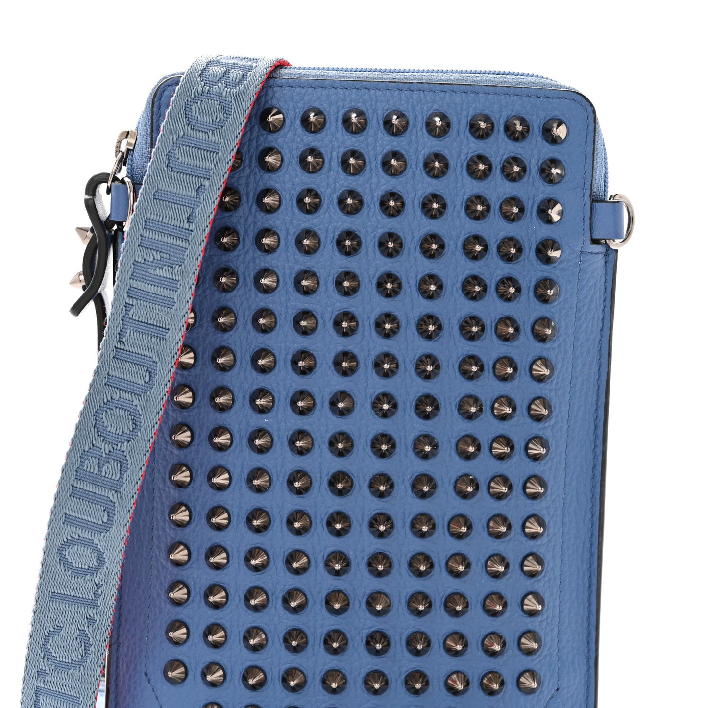 Empire Calfskin Spikes Loubilab Clutch Jeans