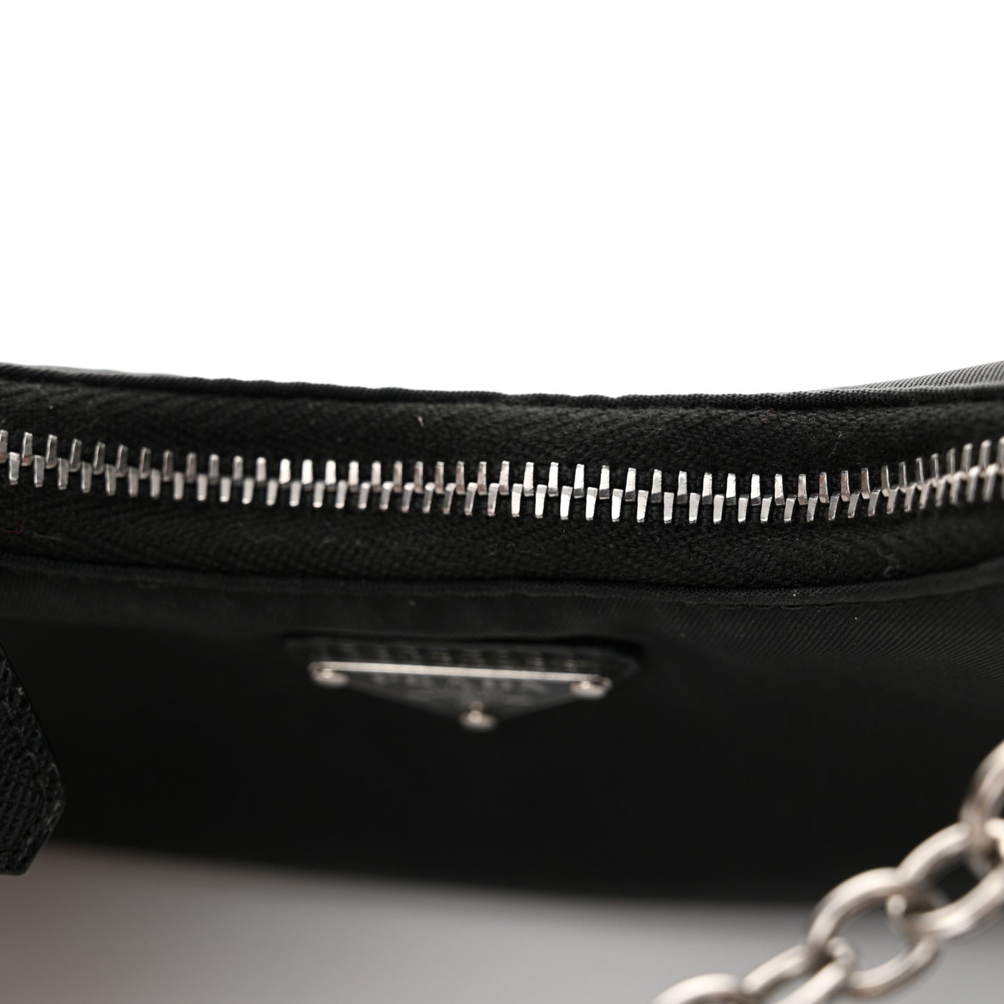 Tessuto Nylon Mini Re-Edition 2000 Shoulder Bag Black