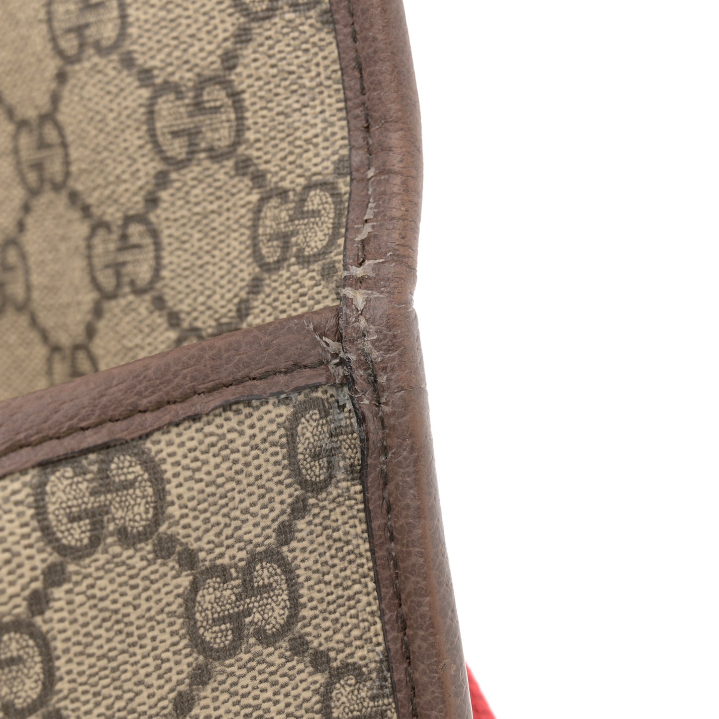 GG Supreme Monogram Neo Vintage Web Belt Bag Brown