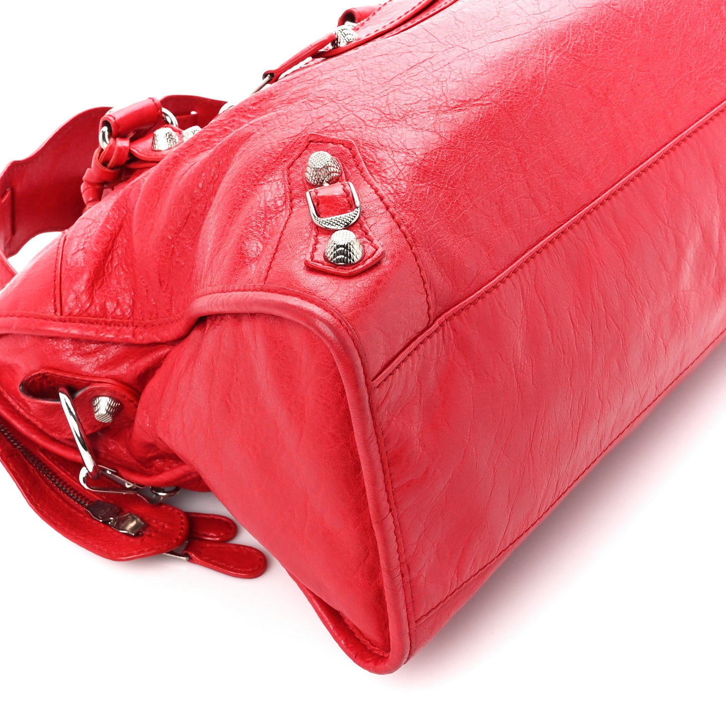 Agneau Giant 12 Silver Hardware City Coquelicot