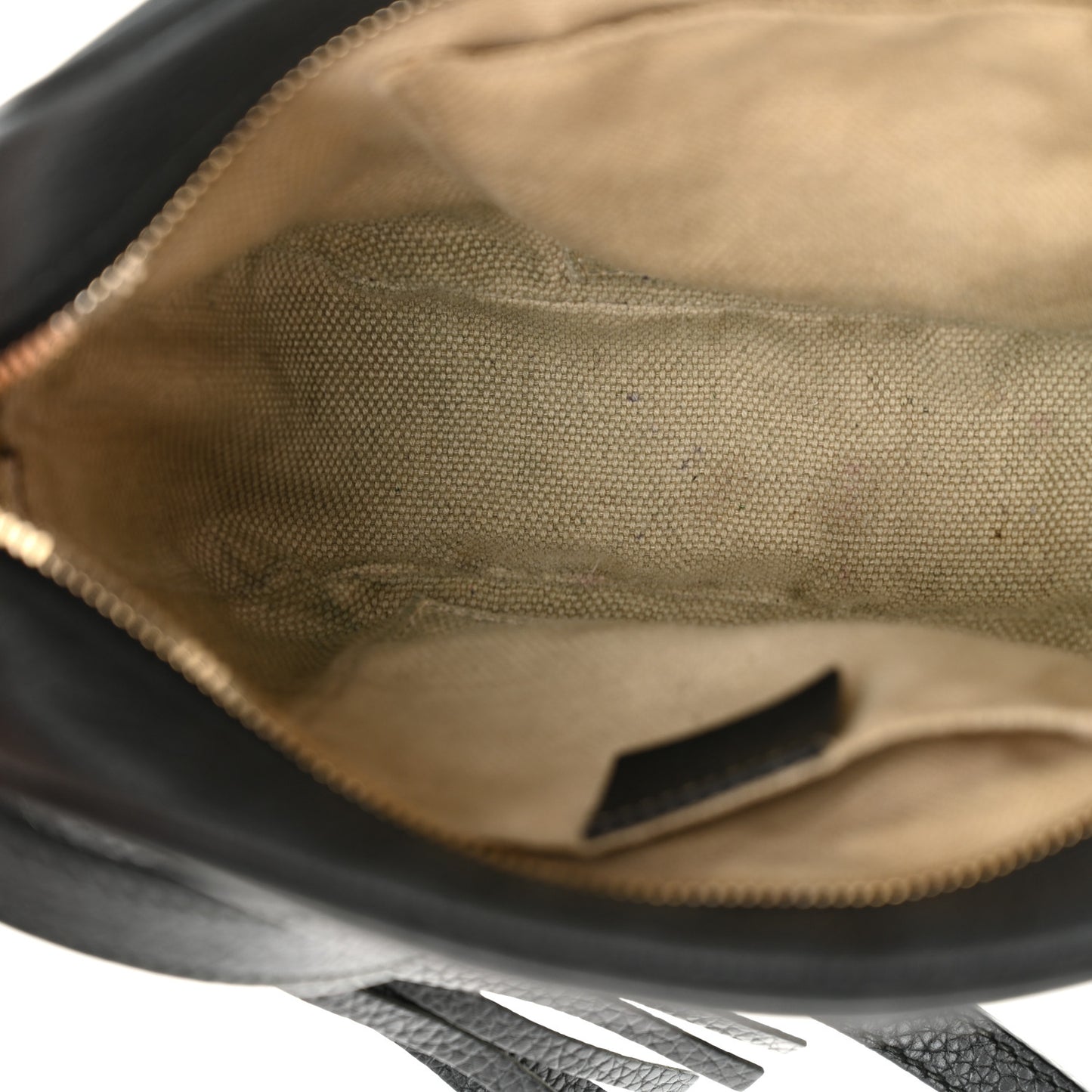 Pebbled Calfskin Small Soho Disco Bag Black