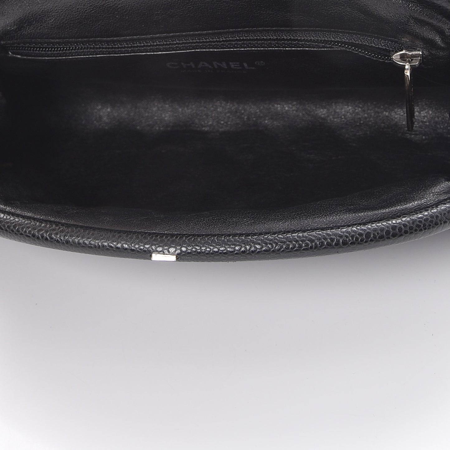 Caviar Quilted Timeless Clutch Black