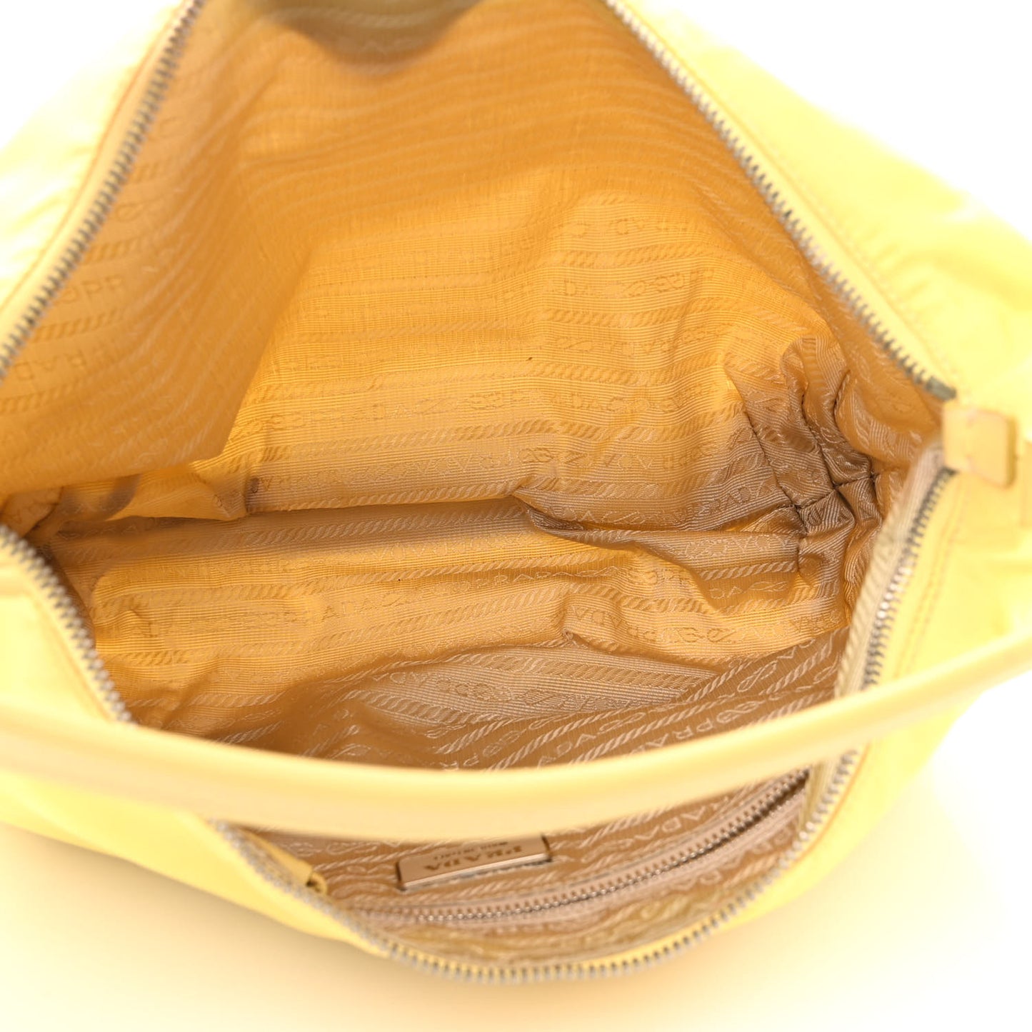 Tessuto Nylon Saffiano Sacca Shoulder Bag Ananas