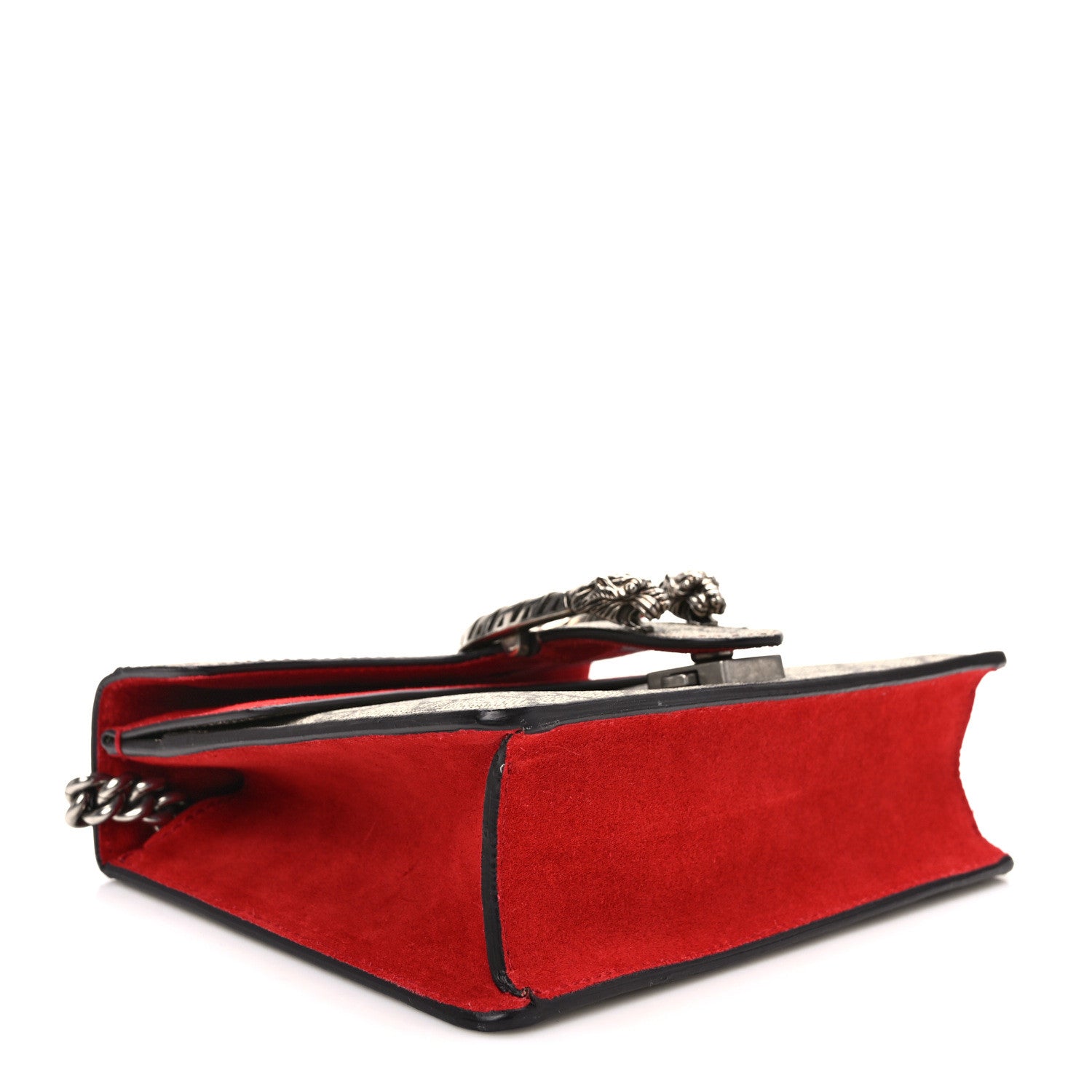 Gucci GG Supreme Monogram Mini Dionysus Shoulder Bag Hibiscus Red 4 of 14