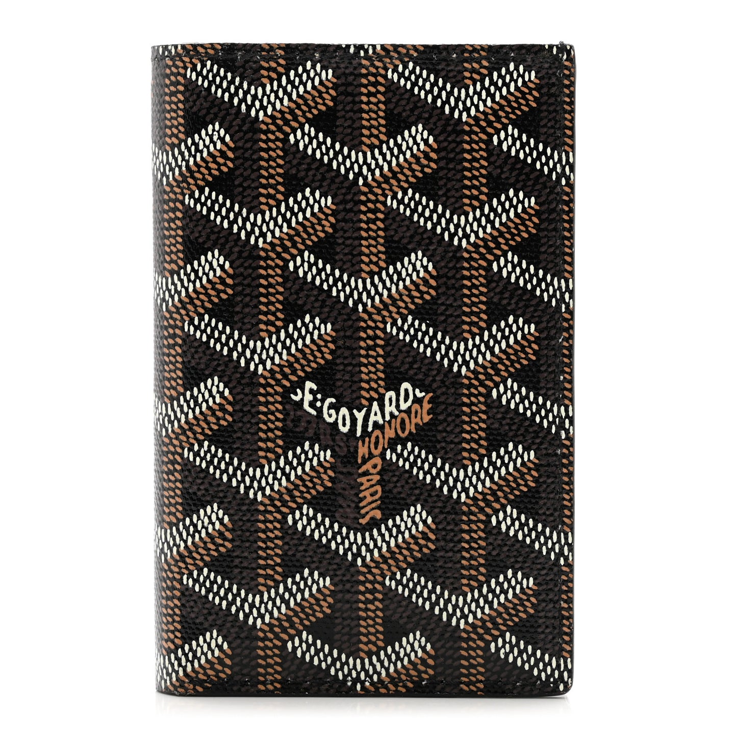Goyardine Saint Pierre Card Holder Black