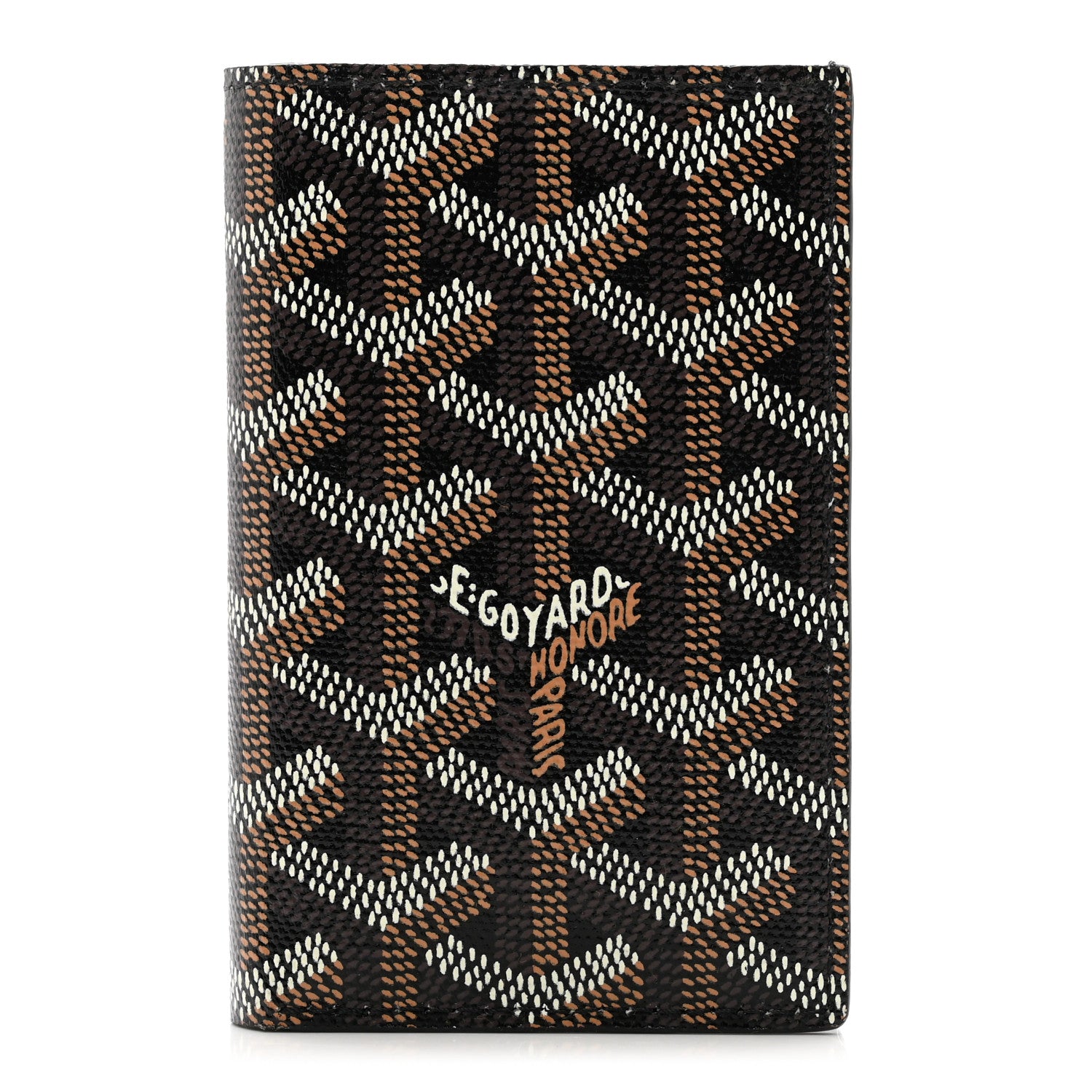 Goyard Goyardine Saint Pierre Card Holder Black 1 of 7