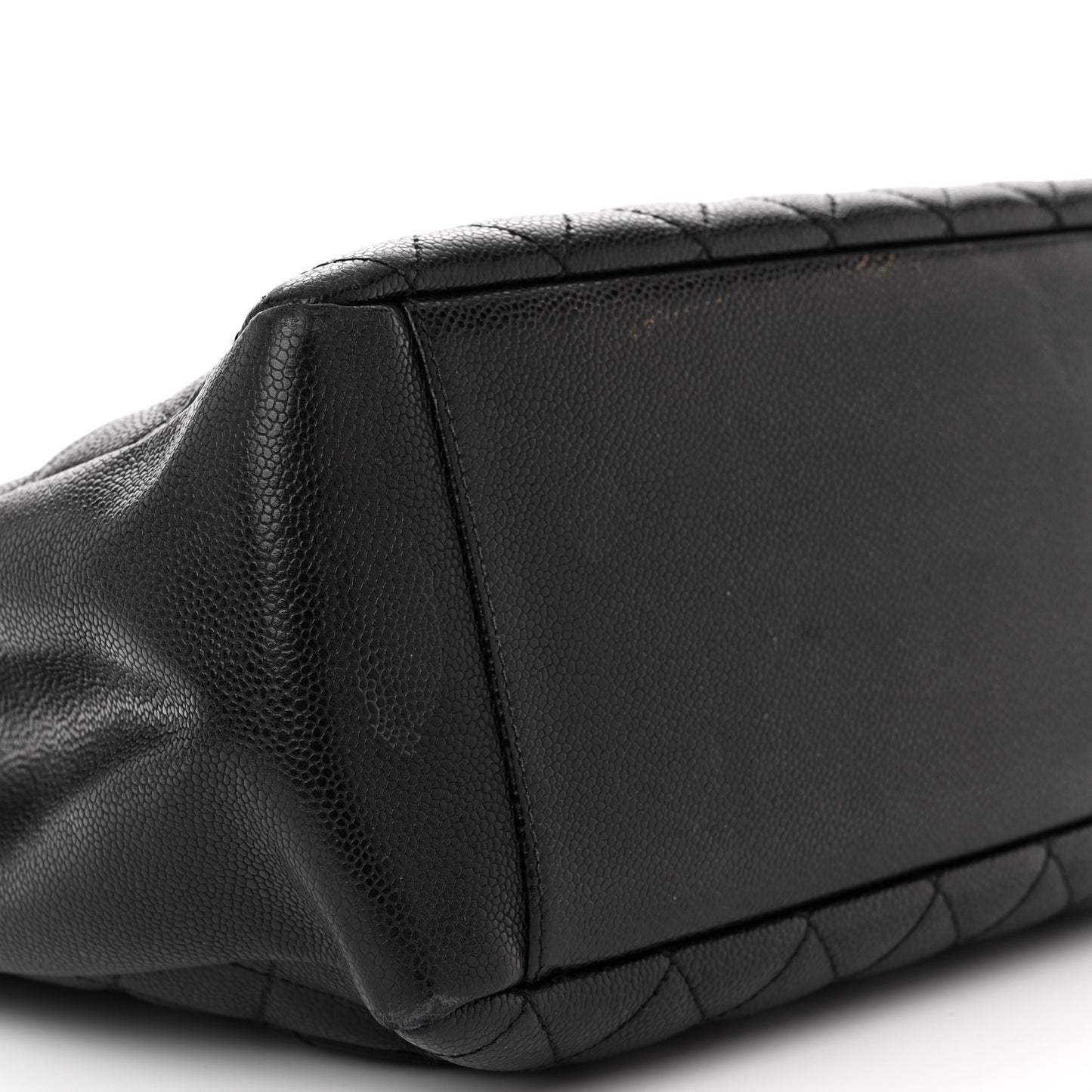 Caviar Quilted Grand Shopping Tote GST Black