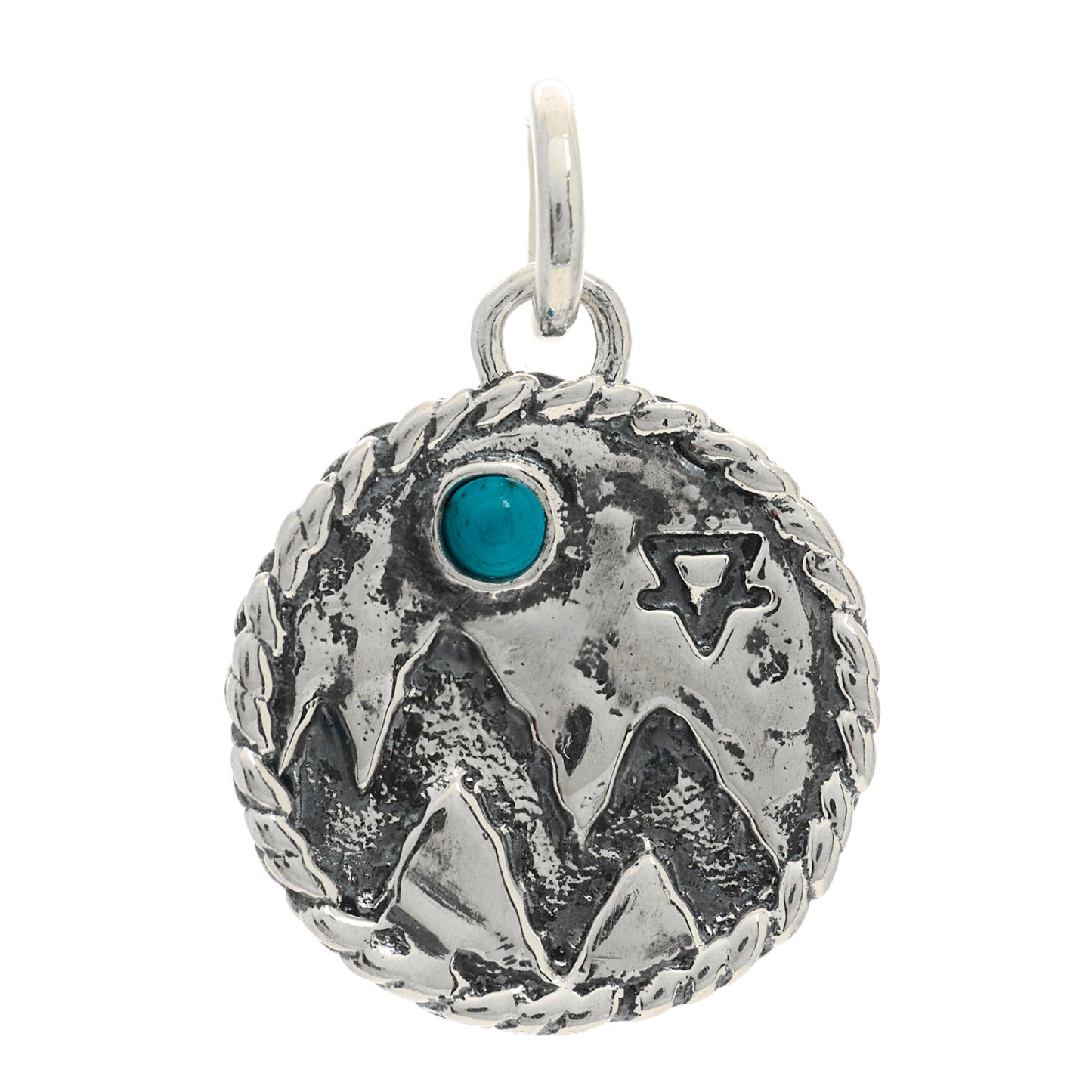 Sterling Silver Turquoise Pamela Love Medallion Pendant