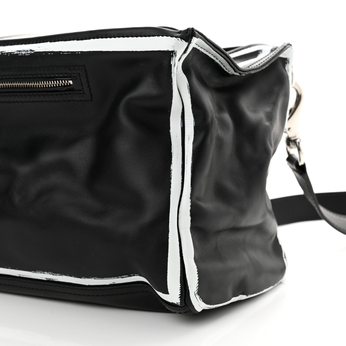 Calfskin Medium Logo Pandora Black