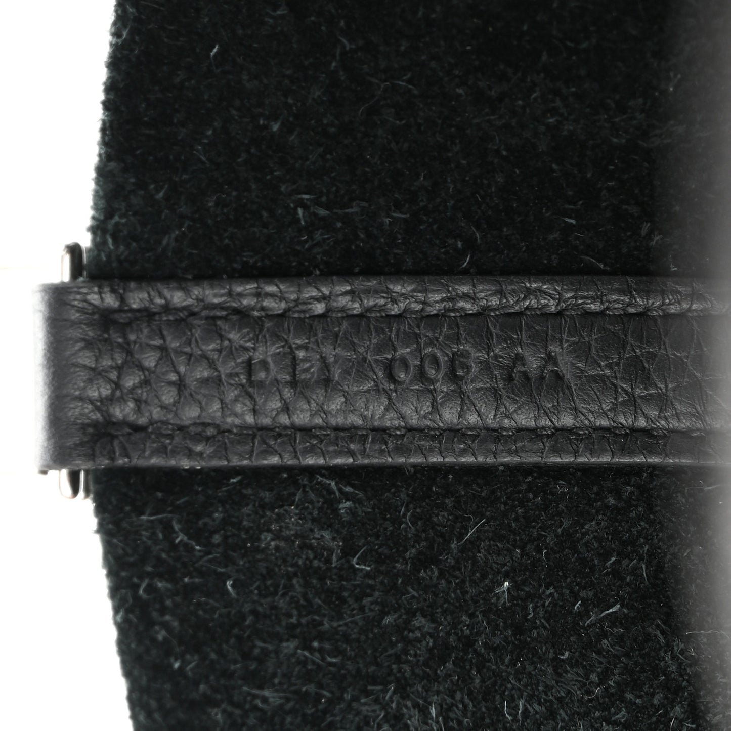 Taurillon Clemence Matte Alligator Picotin Lock Touch 22 MM Black