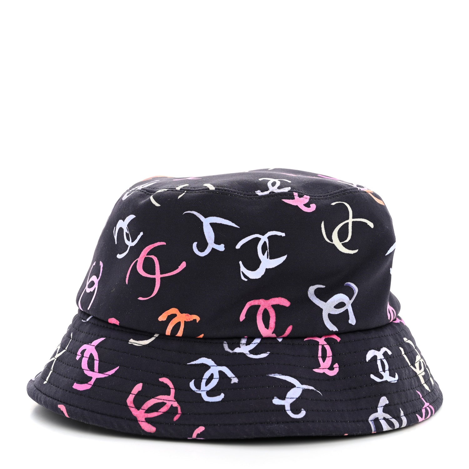 Chanel Nylon CC Bucket Hat M Navy Multicolor 1654166 – FASHIONPHILE