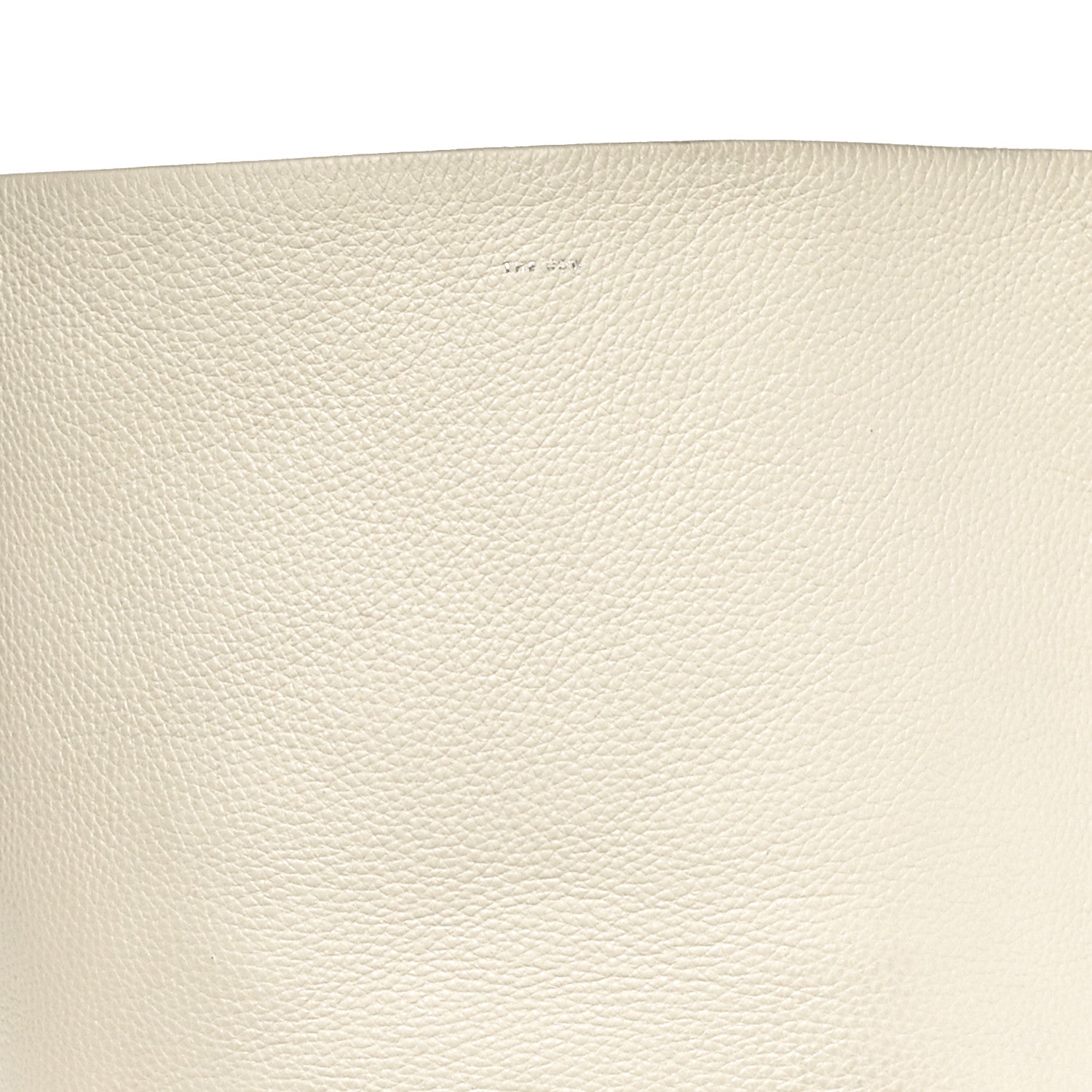 The Row Grained Calfskin Large N/S Park Tote Ivory 8 of 10